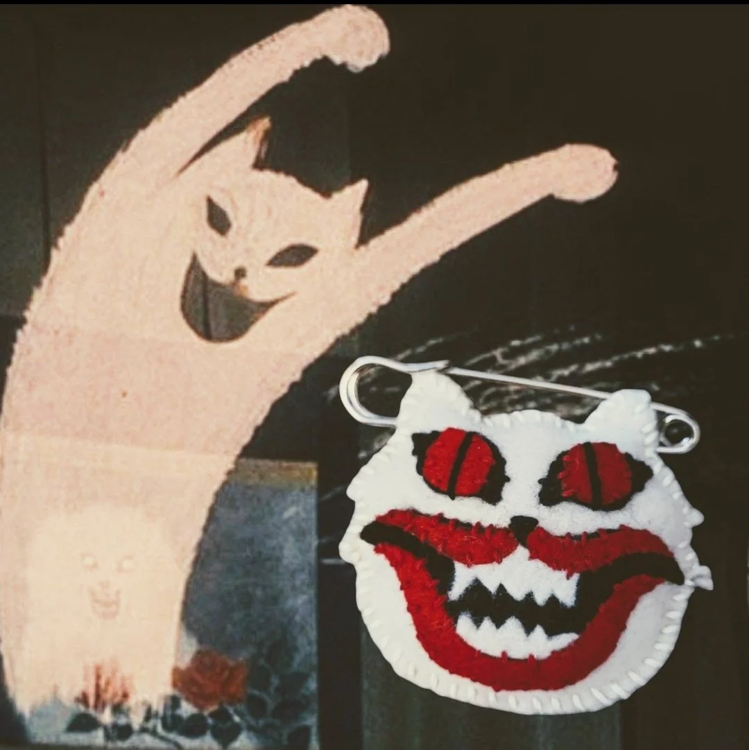 Hausu Cat Brooch