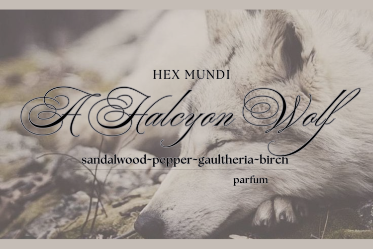 A Halcyon Wolf Parfum