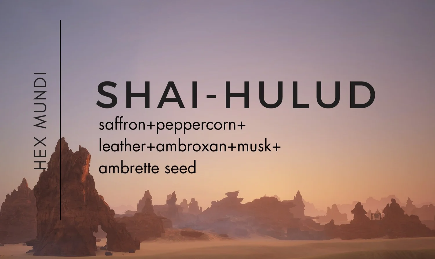 Shai-Hulud Parfum ~ Dune Collection