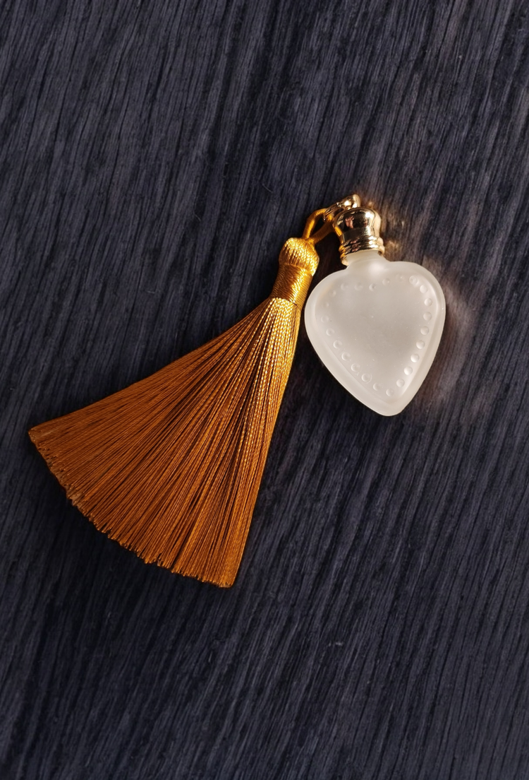 Glass Heart Parfum Pendant