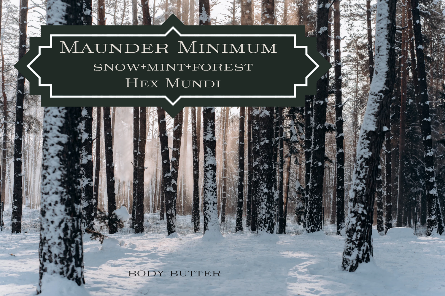 Maunder Minimum Hand & Body Creme