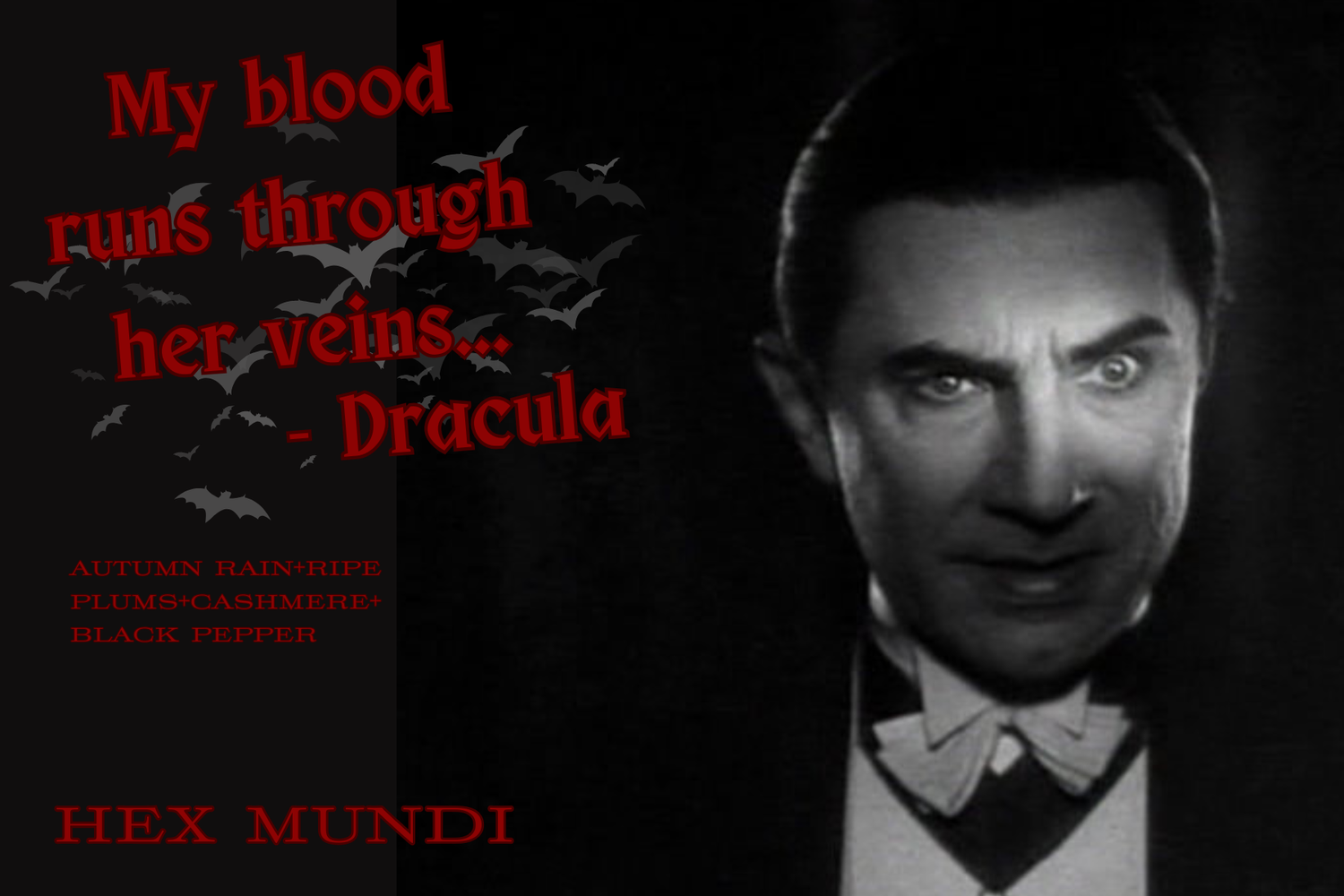 Dracula Hand & Body Wash ~ Autumn Horrors Collection