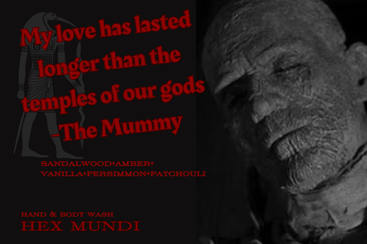 The Mummy Hand & Body Creme ~ Autumn Horrors Collection