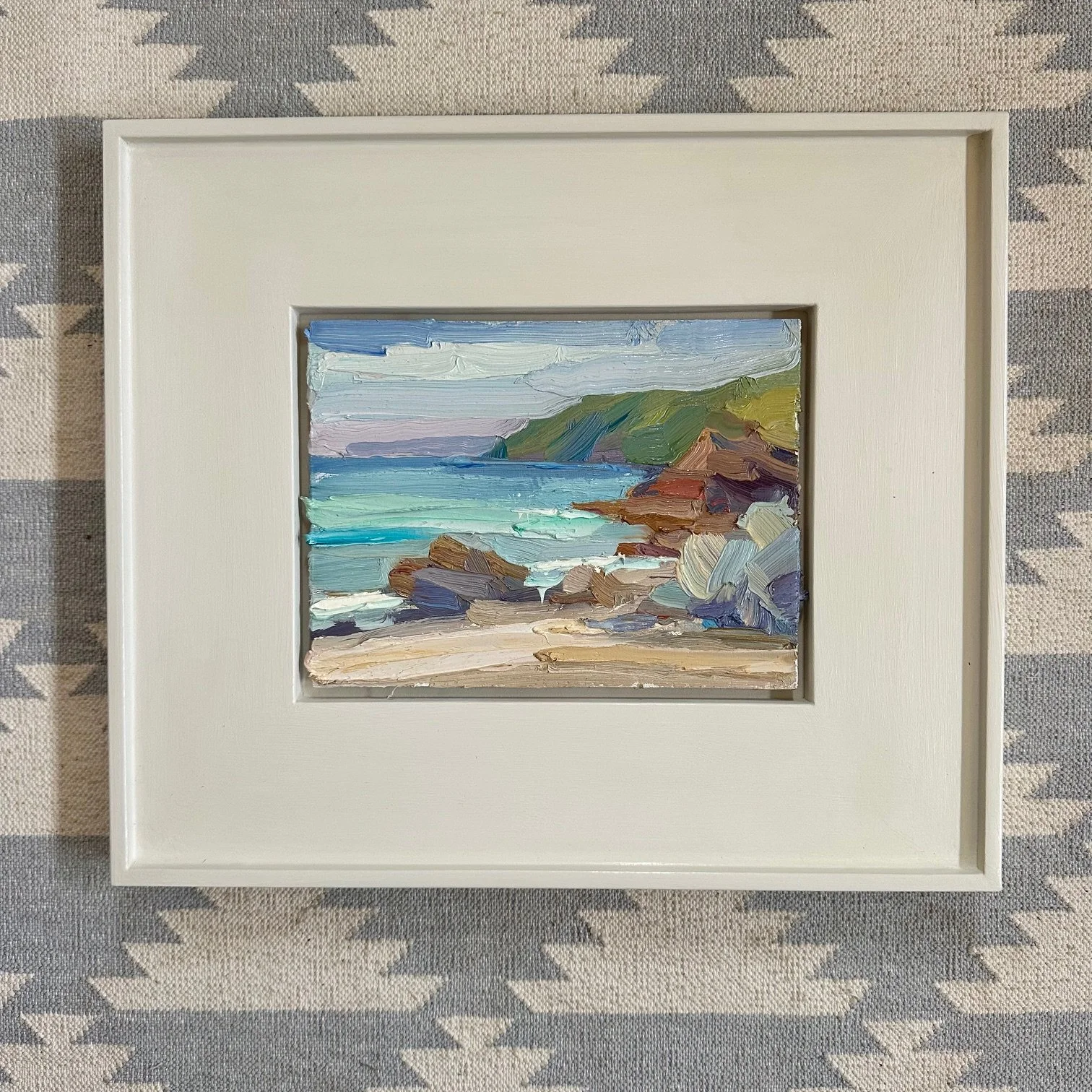 Morning on Lantic Bay, Cornwall