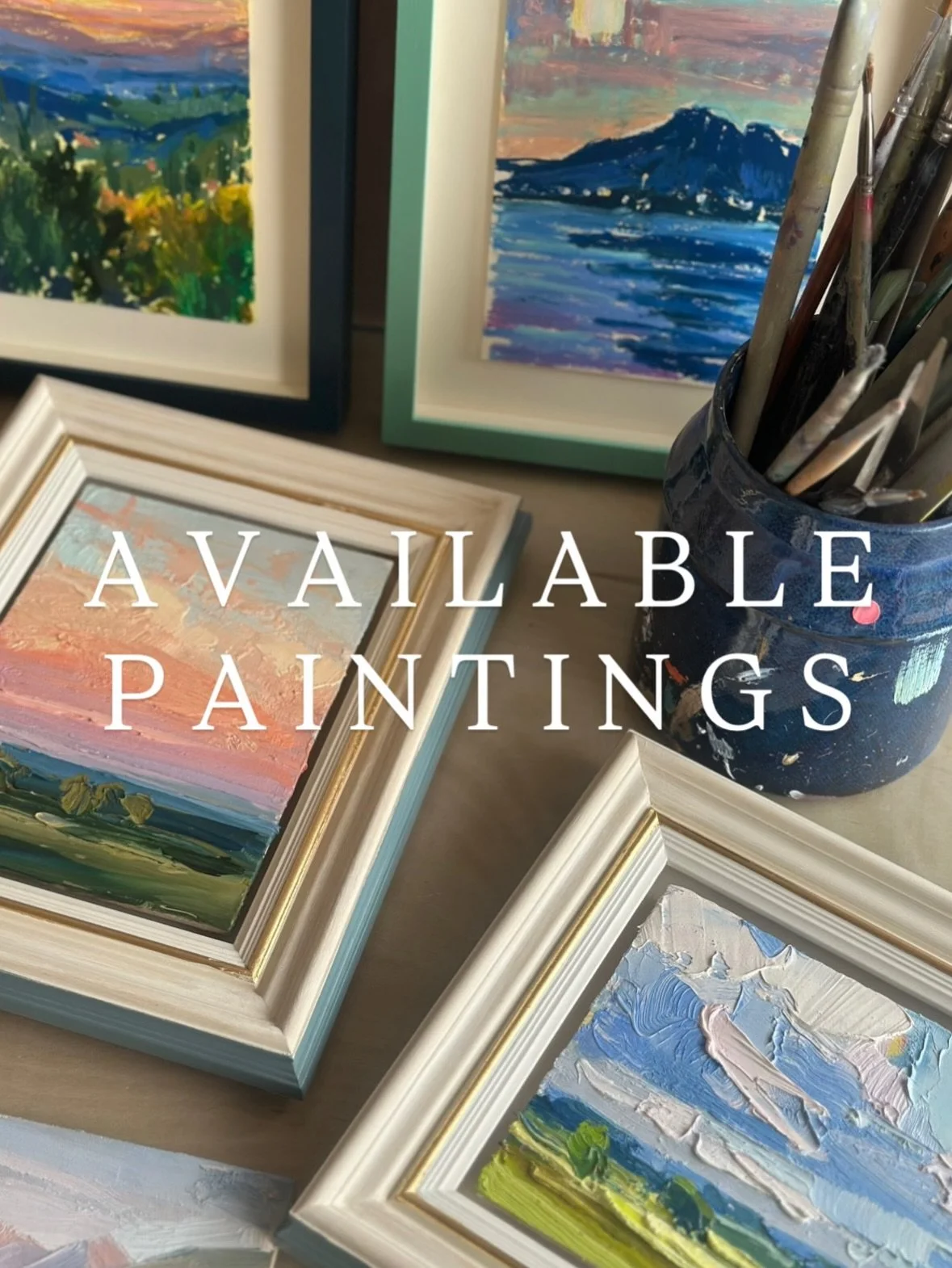 🎄AVAILABLE PAINTINGS🎄/ in time for Christmas 

💥 As a BiG thank you to you all for your support this year, I will be offering 15% off all paintings (unframed and framed), prints and pastels - up until I shut up shop on Wednesday 17th December. 

?