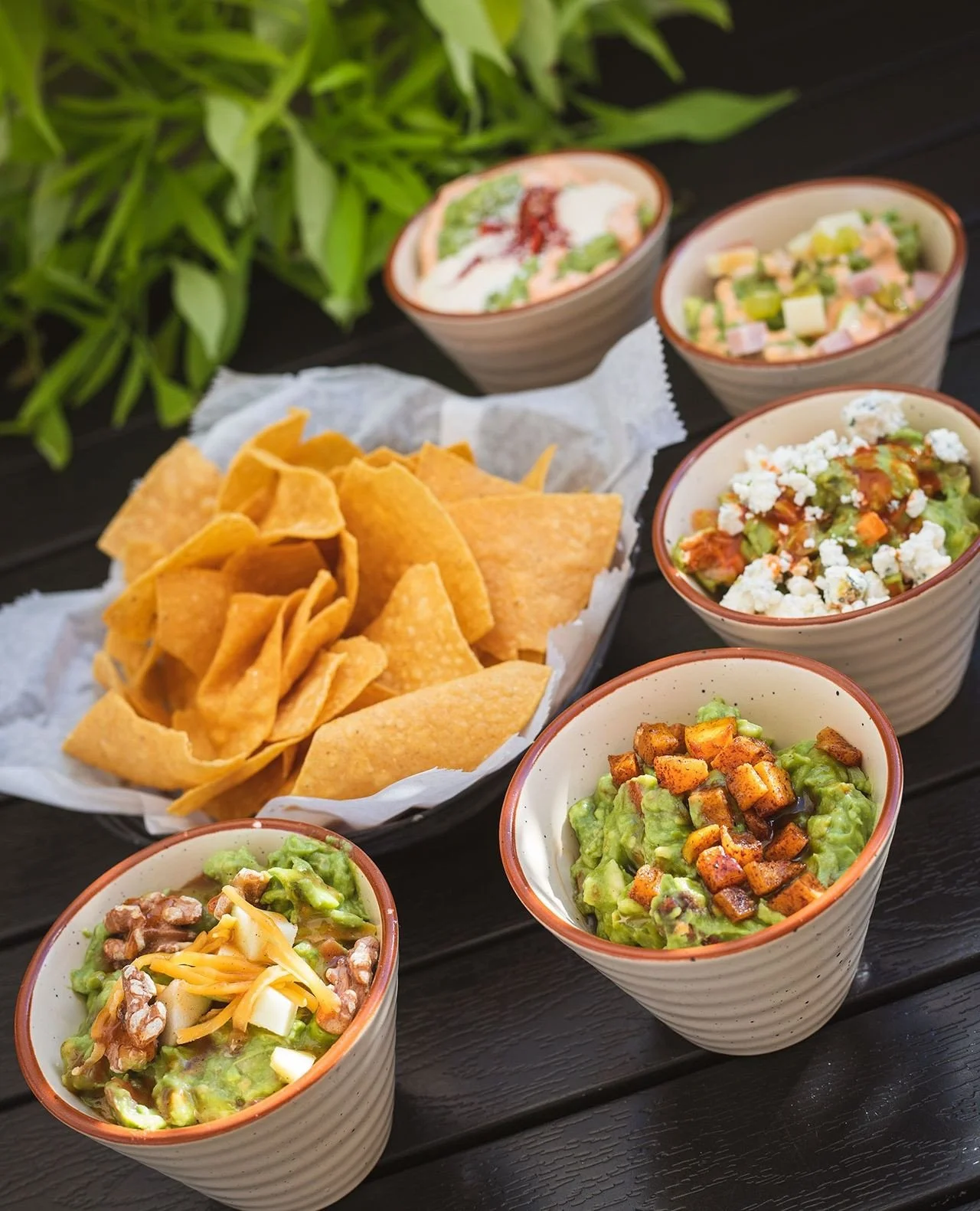 It's officially Guactoberfest season and you know what that means...Buffalo Chicken Guac is BACK for the month of October along with some other new bangers chef whipped up. Which one(s) are you trying tonight?!⁠
⁠
$16 each or choose three for a fligh