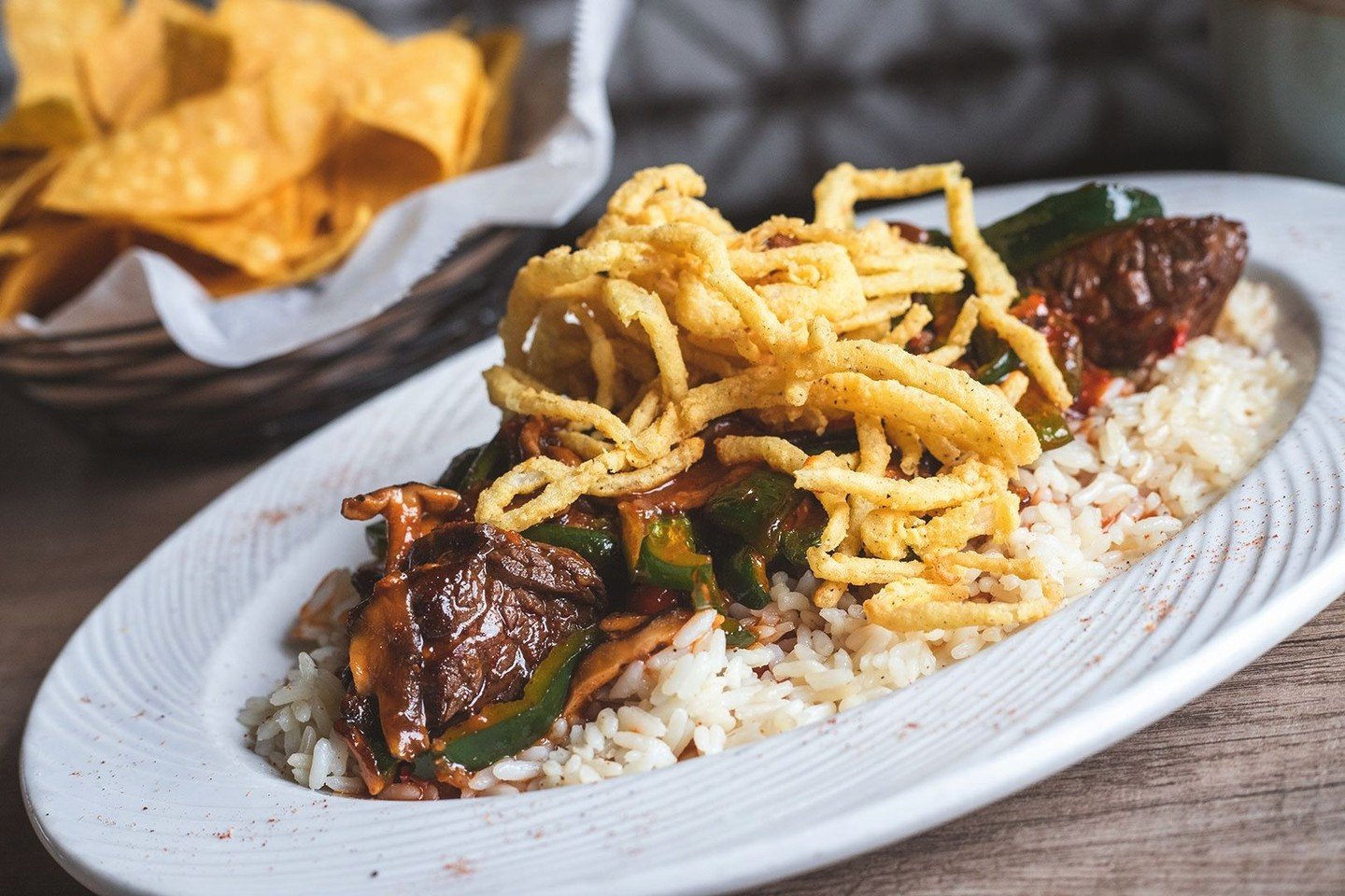 Breakfast found its way into the guac. We&rsquo;re not mad about it.⁠
⁠
Breakfast Guacamole gets the full treatment with crisp bacon, sweet Italian sausage and hard boiled egg, while our Steak Tips bring sweet chili, poblano peppers, mushrooms, crisp