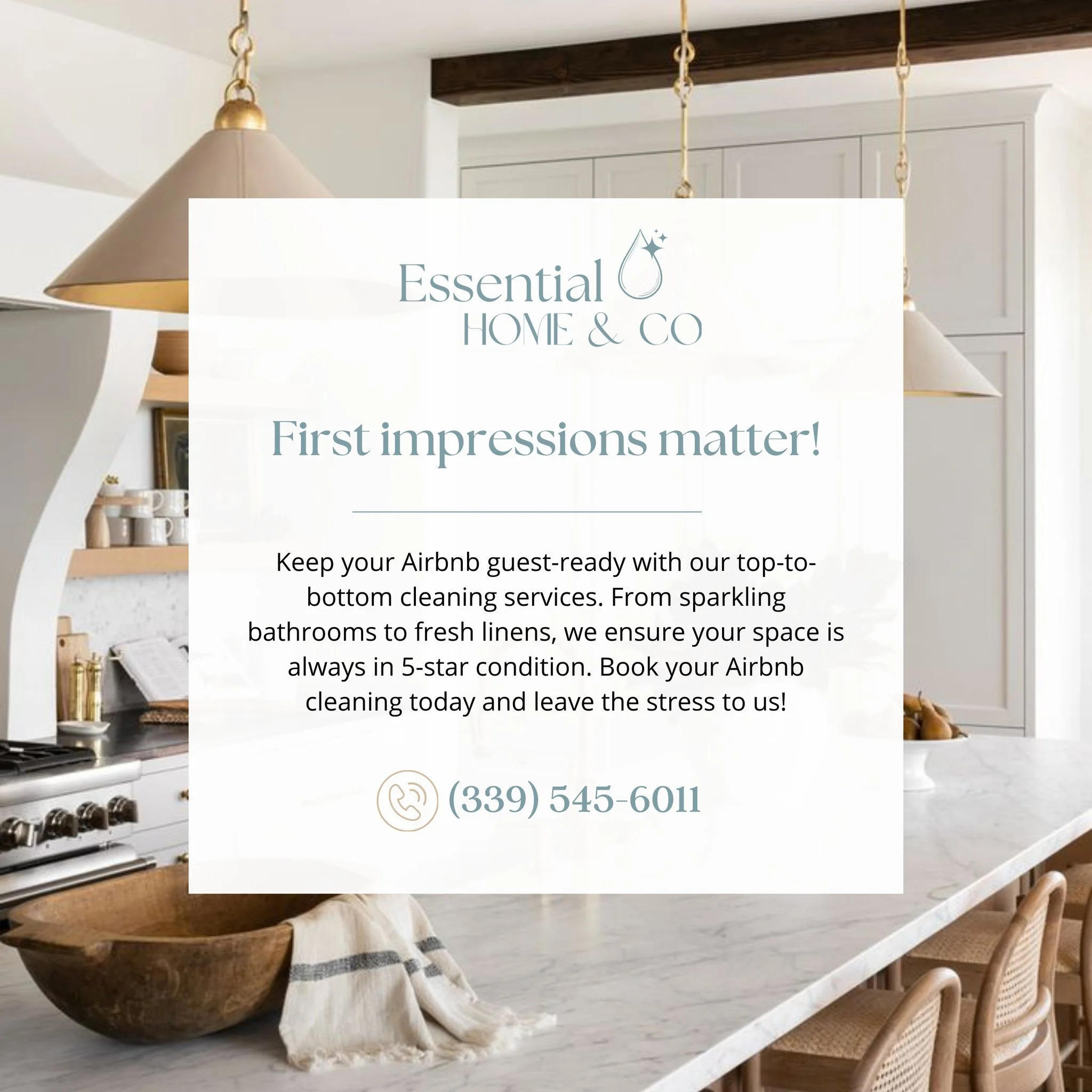 Elevate your Airbnb experience with our expert cleaning service! 🏠✨ We ensure every corner is spotless, every surface is sanitized, and every detail is perfect, so your guests feel right at home. Make a great first impression and keep those 5-star r