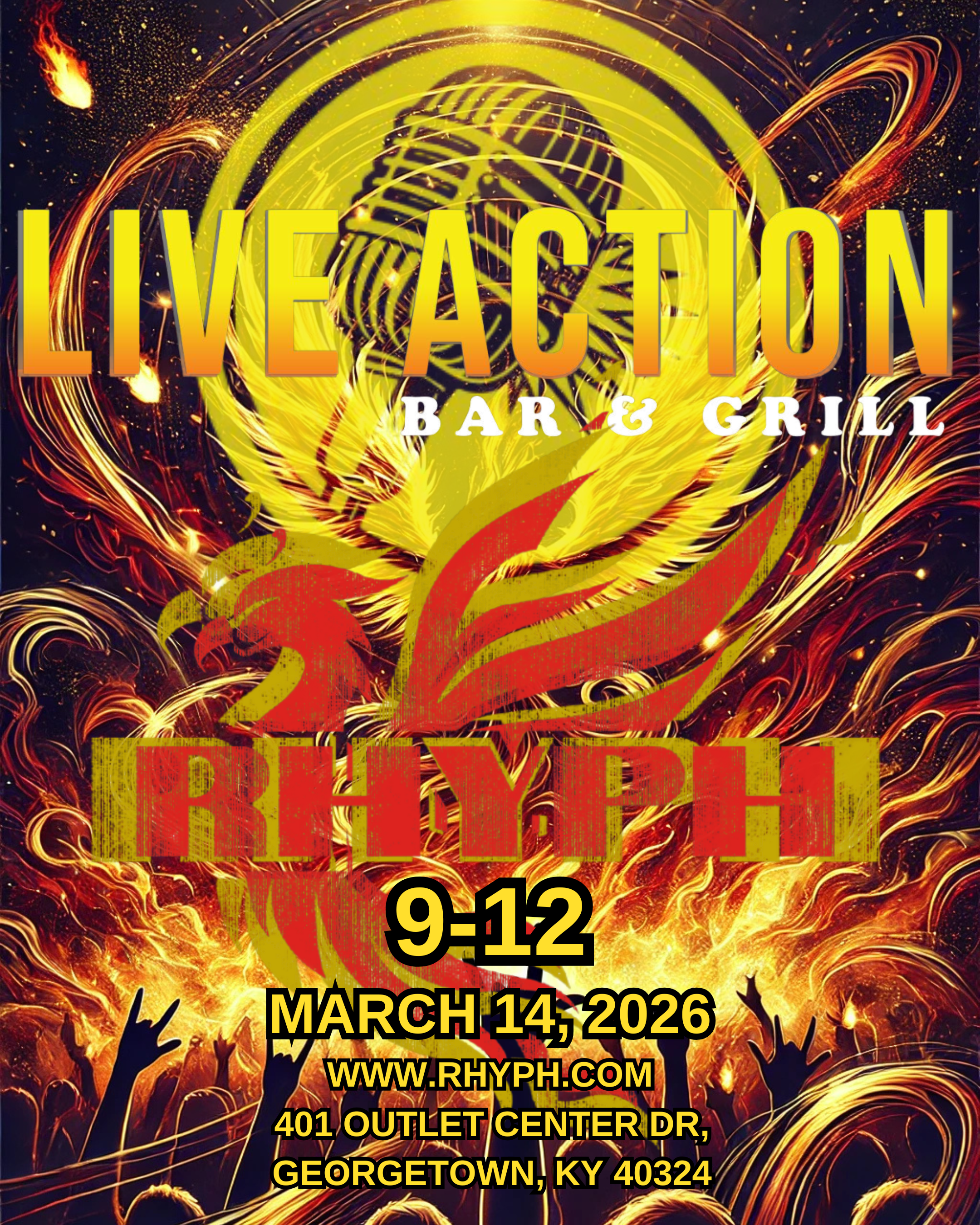 Live Action Bar & Grill — Georgetown — Sat Mar 14, 2026 (St Patty’s Party • 9PM–12AM)