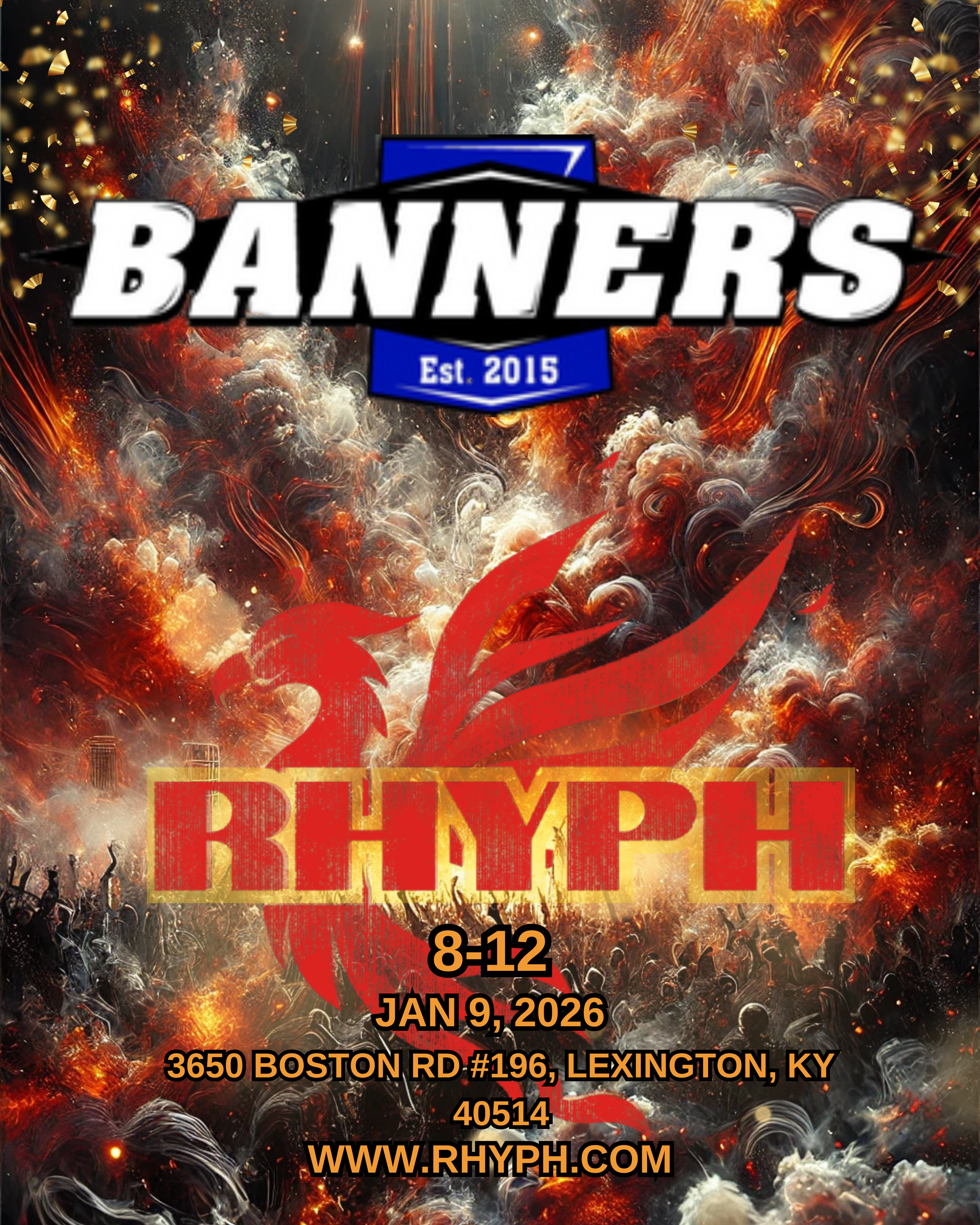 Rhythm Phoenix at Banners — Lexington, KY Fri Jan 9, 2026 (8PM–12AM)