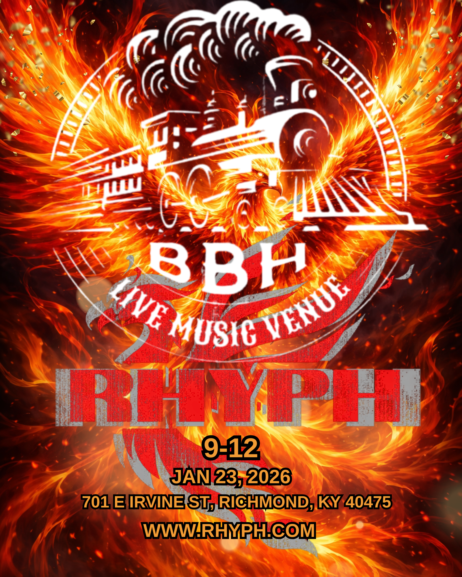 Rhythm Phoenix live at Bluegrass Barrel House (Richmond, KY)! Fri Jan 23, 2026 (9PM–12AM)