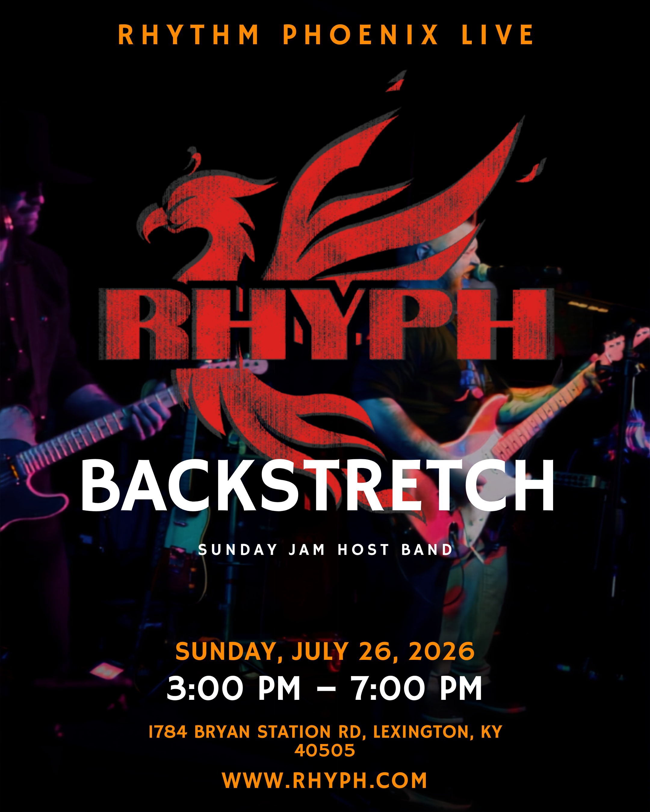 Rhythm Phoenix Live at Backstretch Sunday Jam