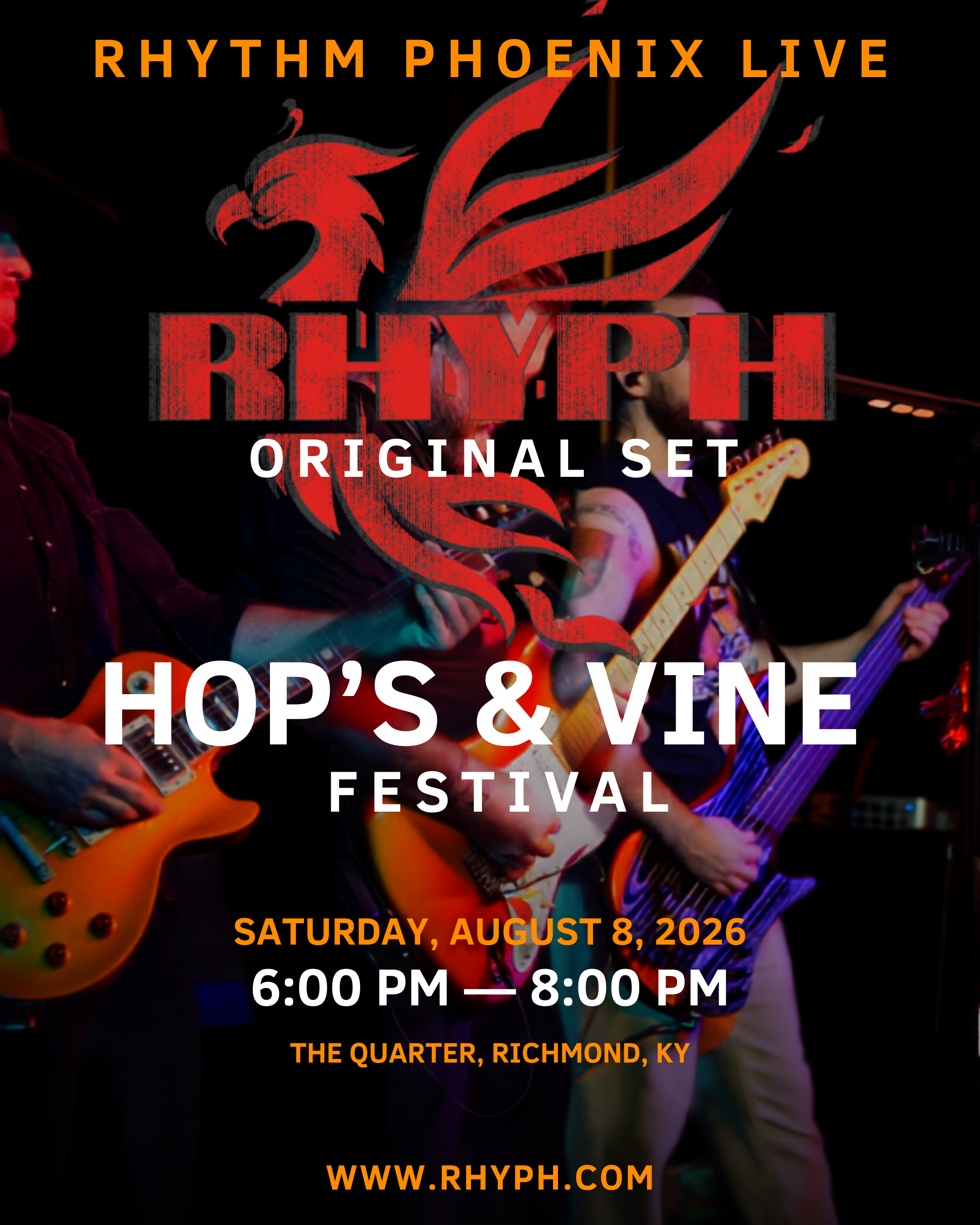 Rhythm Phoenix Live at Hop’s & Vine Festival — The Quarter