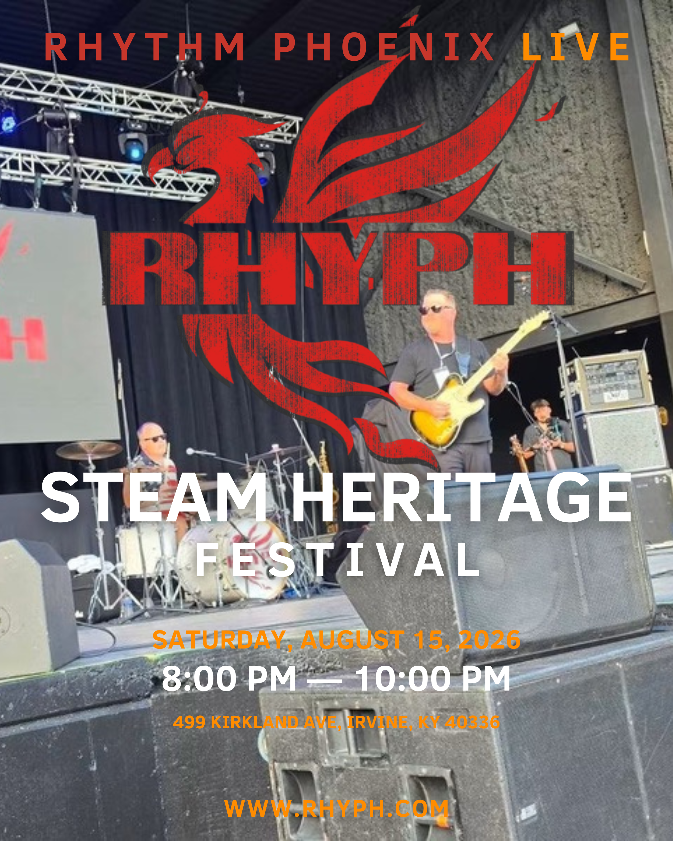 Rhythm Phoenix Live at Steam Heritage Festival