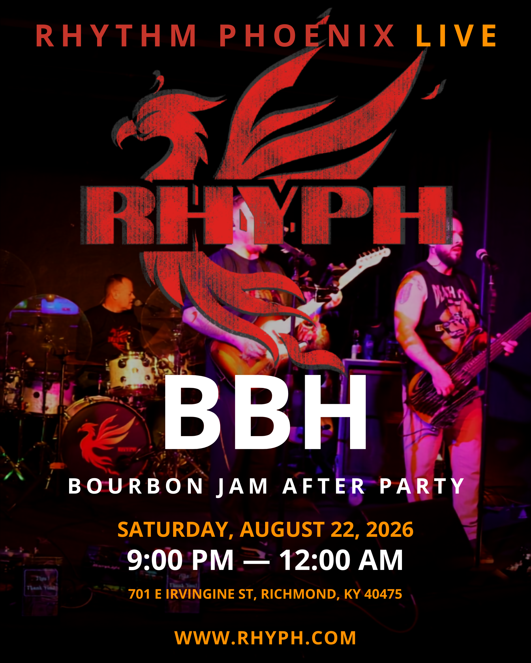 Rhythm Phoenix Live at BBH — Bourbon Jam After Party