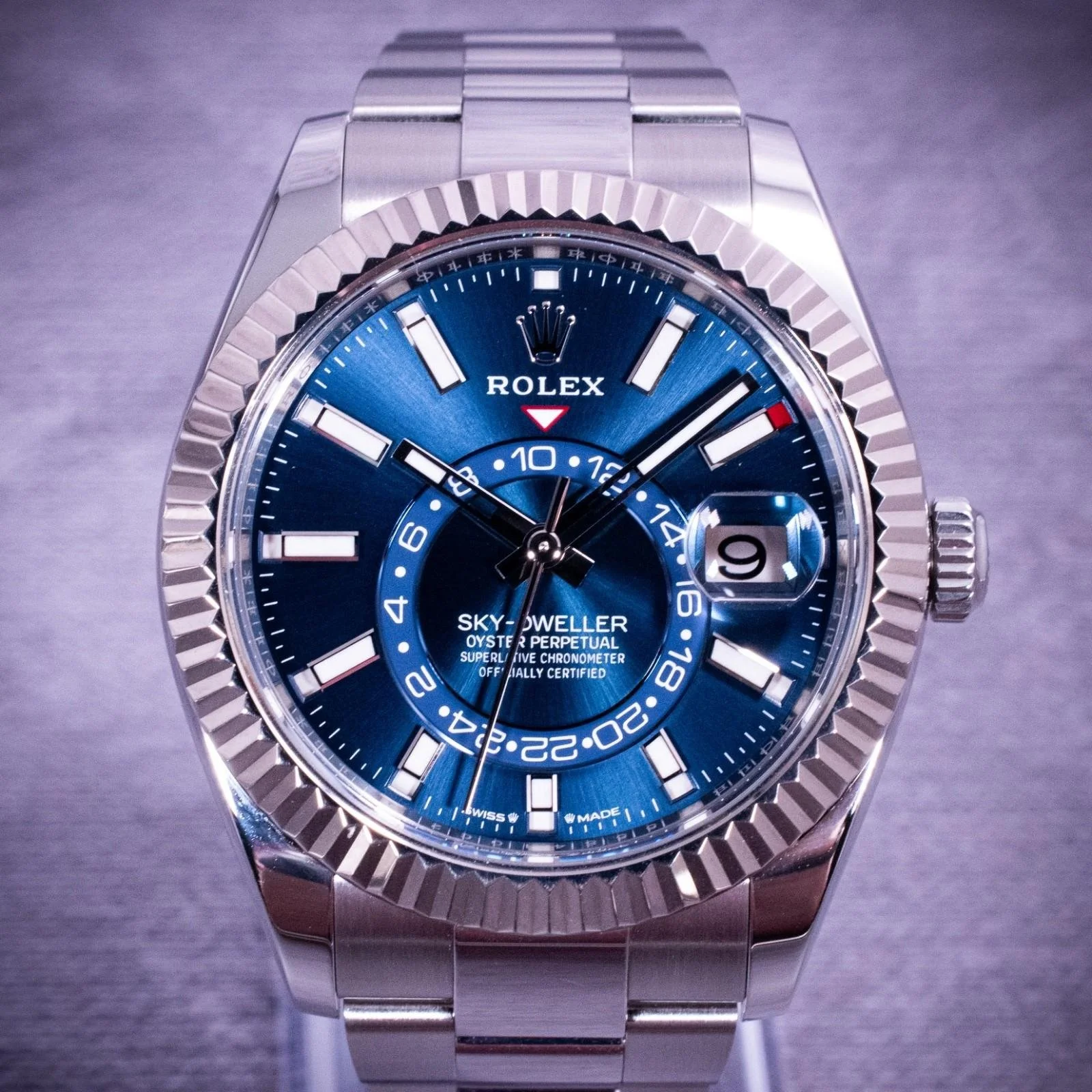Rolex Sky-Dweller 42mm Blue Dial, Ref. 336934 with Box & Papers