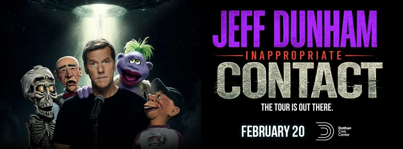 Jeff Dunham Inappropriate Contact Tour February 20, 2027