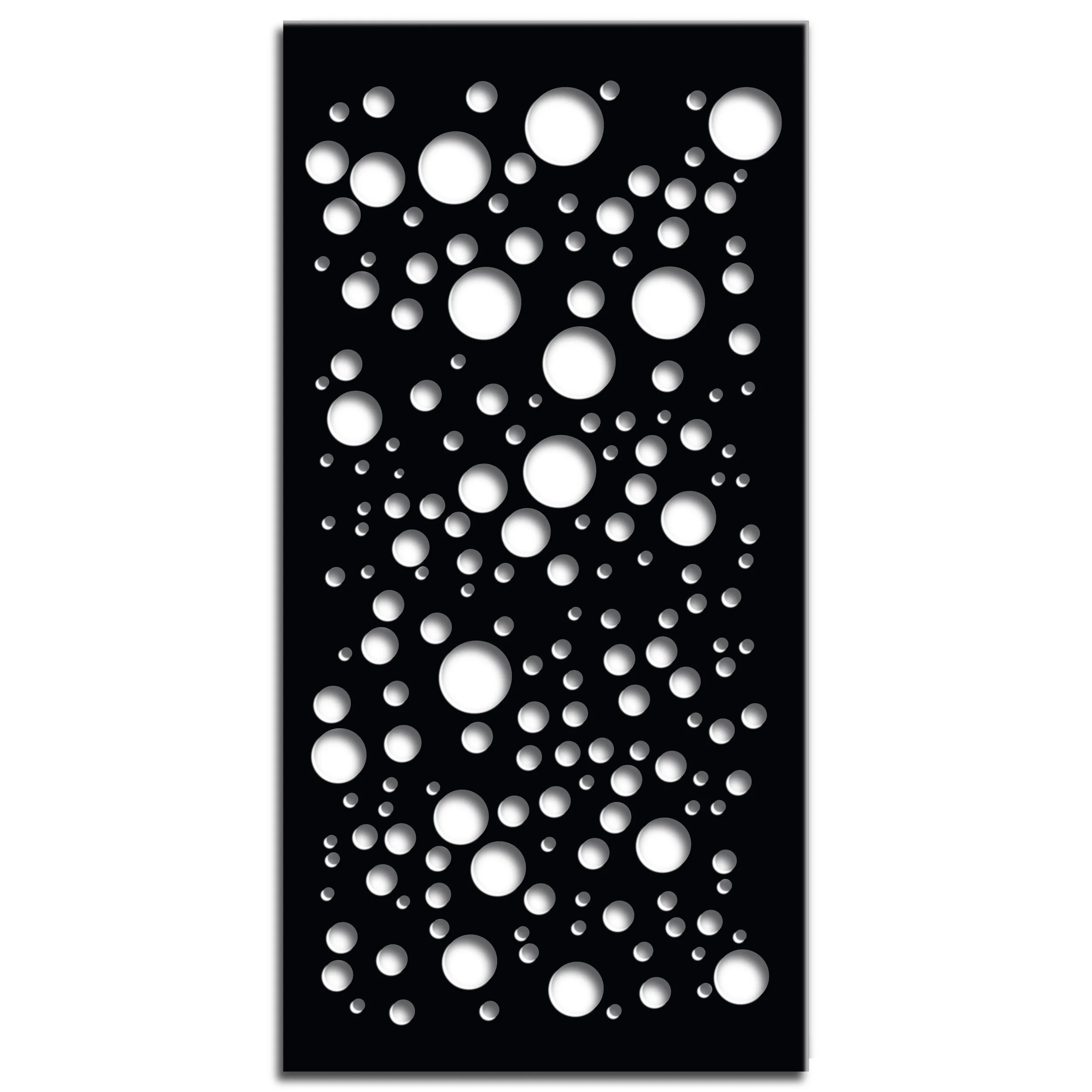 Galaxy 36"x72" Black Powder Coated Aluminium