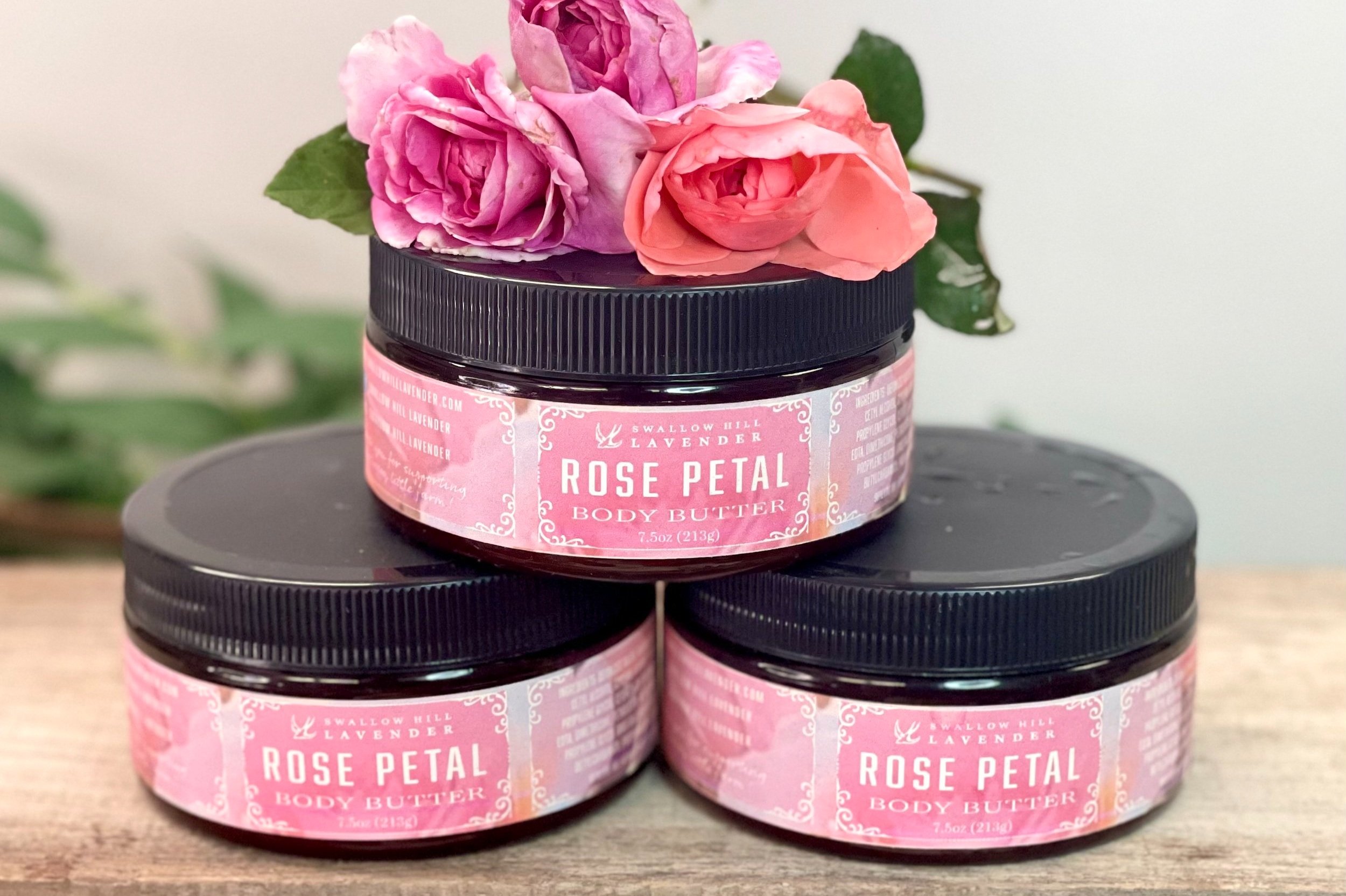 Rose Petal Body Butter 7.5 oz