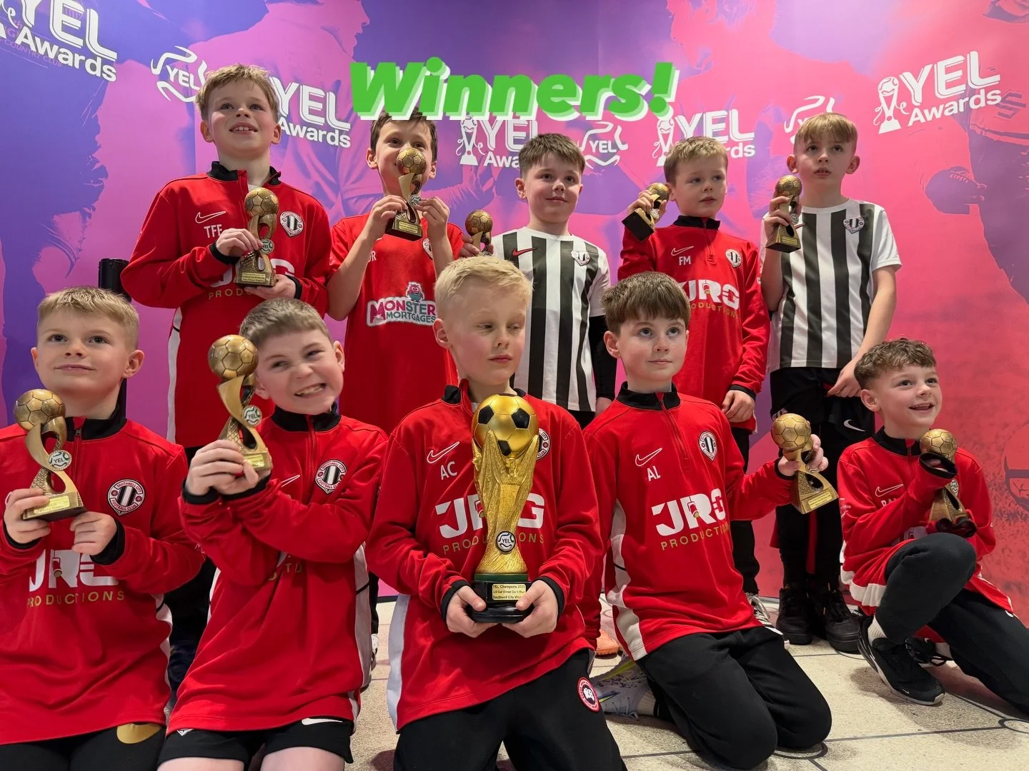 Proud afternoon on Saturday at the YEL East Midlands Awards with the boys winning their league! Well done lads! Great work from all at YEL and a great turnout from all the teams. See you in 2027!