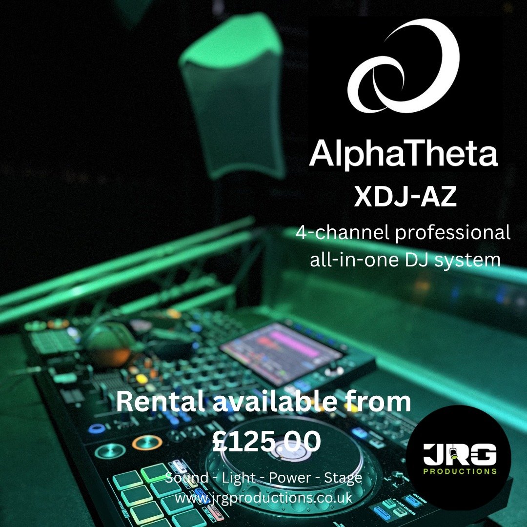 🎧🔥 NEW RENTAL STOCK 🔥🎧

Level up your next show with the AlphaTheta XDJ-AZ

Industry-standard feel. No laptop needed. Just plug in &amp; play.

✅ Standalone system
✅ Pro layout &amp; performance
✅ Top-tier sound quality

📍 Available now
📩 DM fo