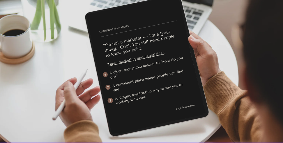 You Don't Need to be a Marketer