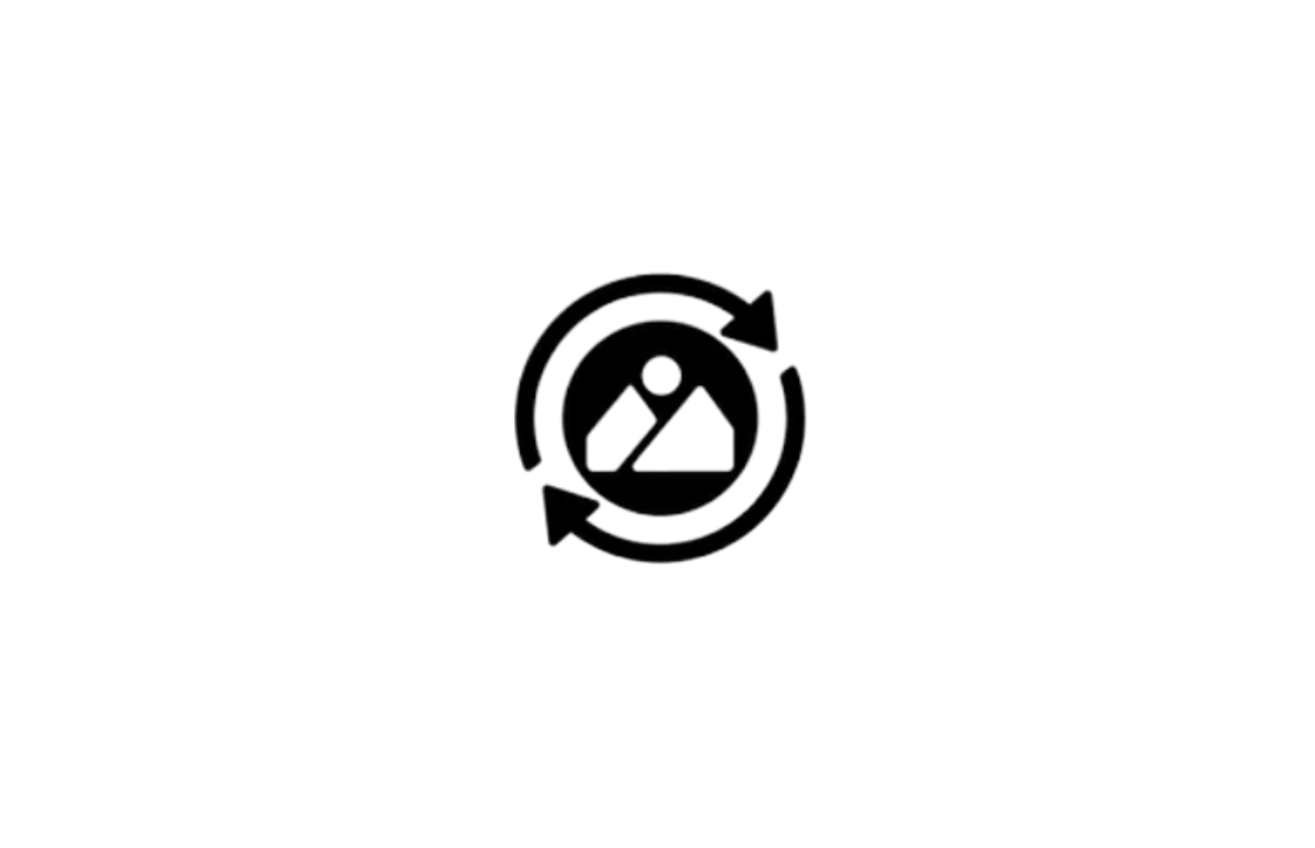 A black exit sign with an arrow pointing left and a no-smoking symbol in the center. The sign is illuminated with purple and orange light accents.