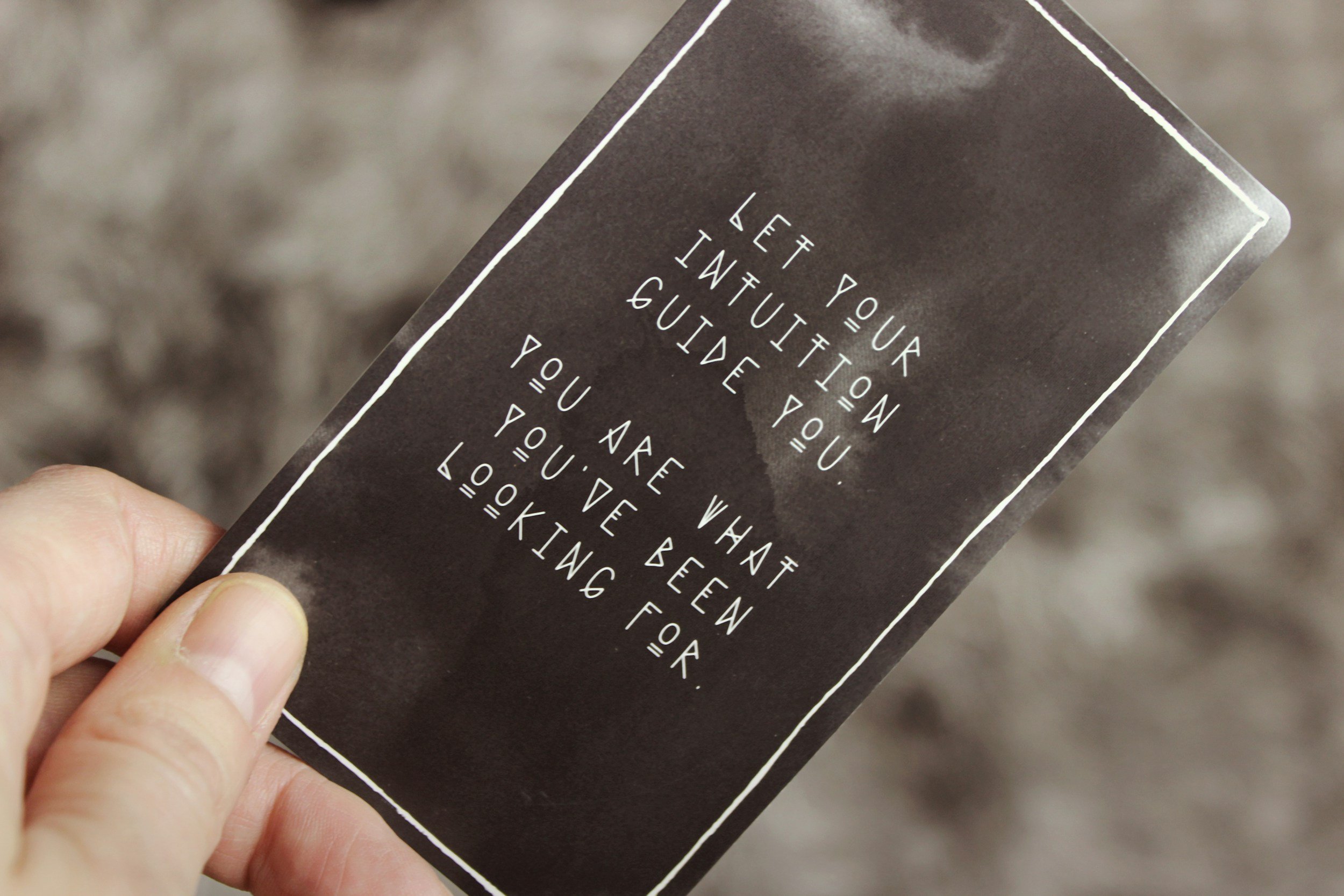 Your intuition is louder than you think.