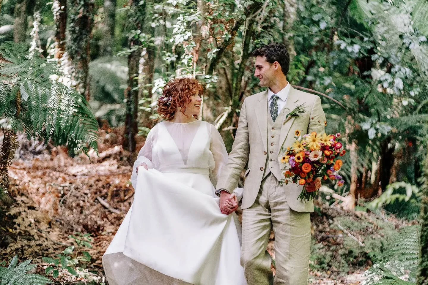 A glimpse of Ross and Nina&rsquo;s beautiful wedding day. ✨
We loved seeing our&nbsp;Forest Tie&nbsp;featured in their celebration.
⁠
Read the full story and see more photos on our website.

Photo credit: @pureimagesnz

#NZWedding #WeddingInspiration