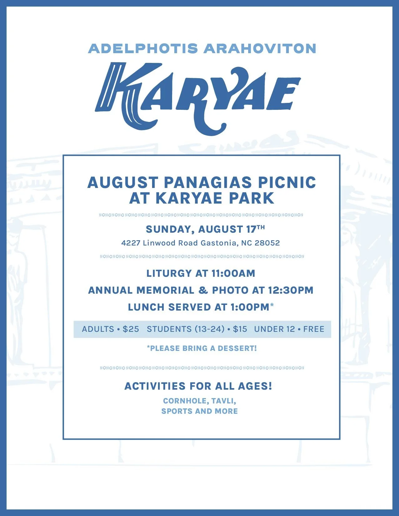 Annual Panagias Picnic 2025