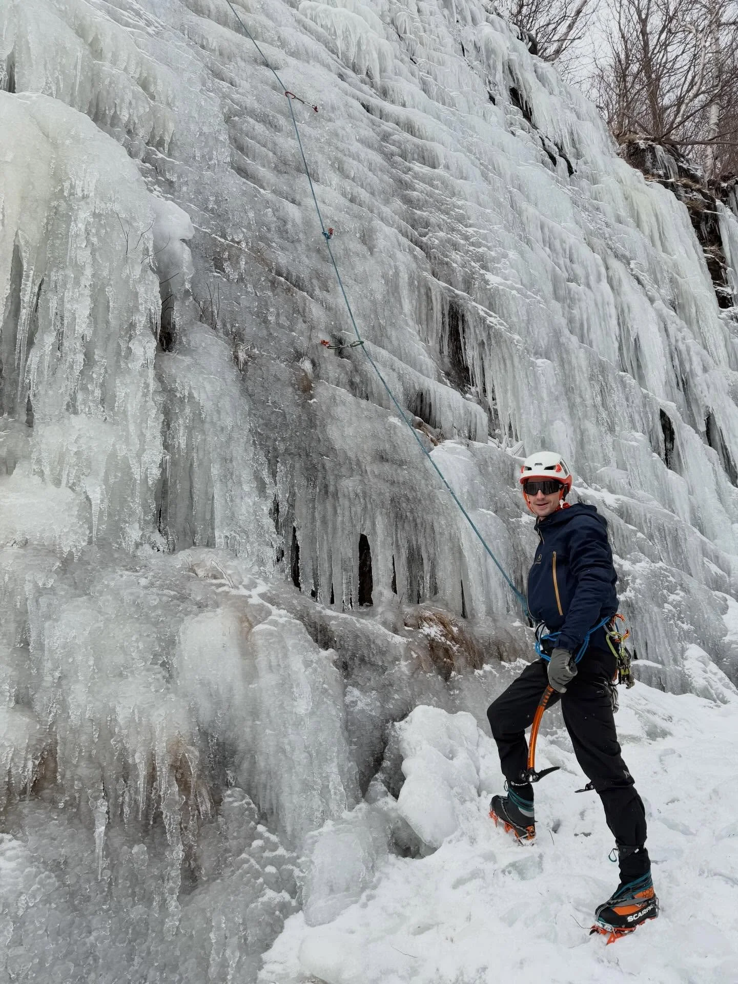 Got in a few laps at Pitchoff Right and Pitchoff Quarry this afternoon with @bbrianandersonn. As @ianosteyee1 put it, conditions aren&rsquo;t great but they are passable &mdash; and certainly passable enough for a good time! Got a  @taipan_man and Lu