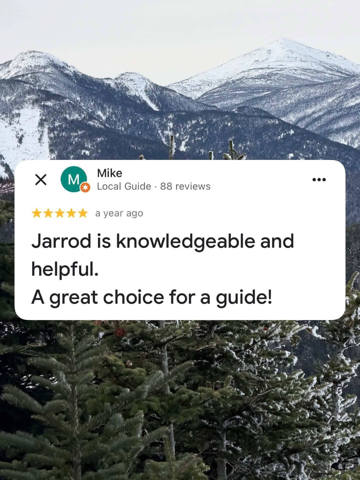 Short, sweet, and to the point! Thanks, Mike! 😁