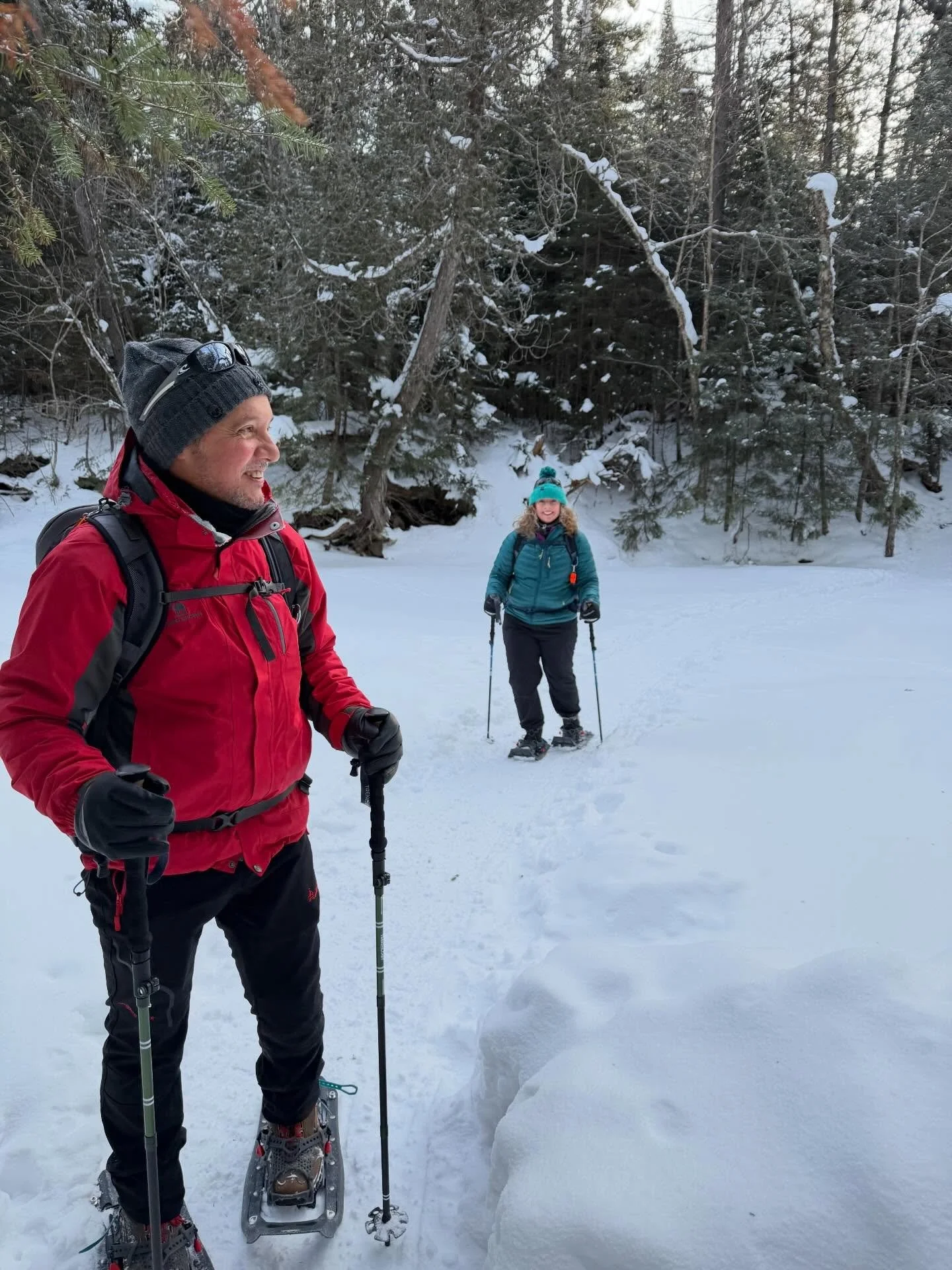 Great day on the trail up Street &amp; Nye today, and so good to reconnect with Luis and Tasha. After doing Cascade last winter, they&rsquo;re officially on route to go after the 46! We enjoyed a variety of beautiful weather conditions, and a hard-pa
