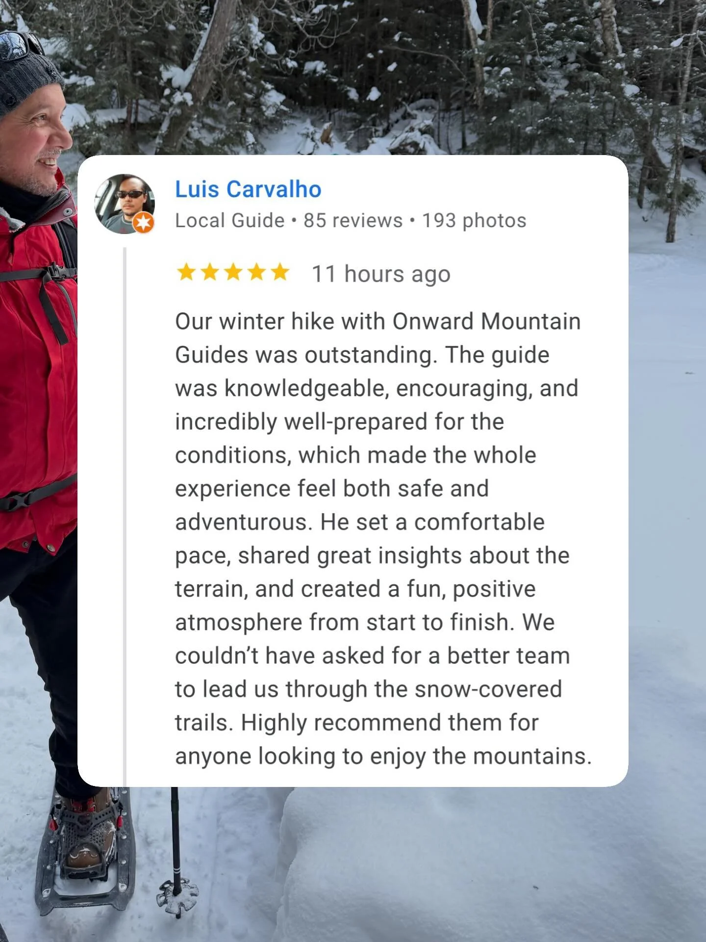 🫶 We love sharing our passion for the mountains with our guests!