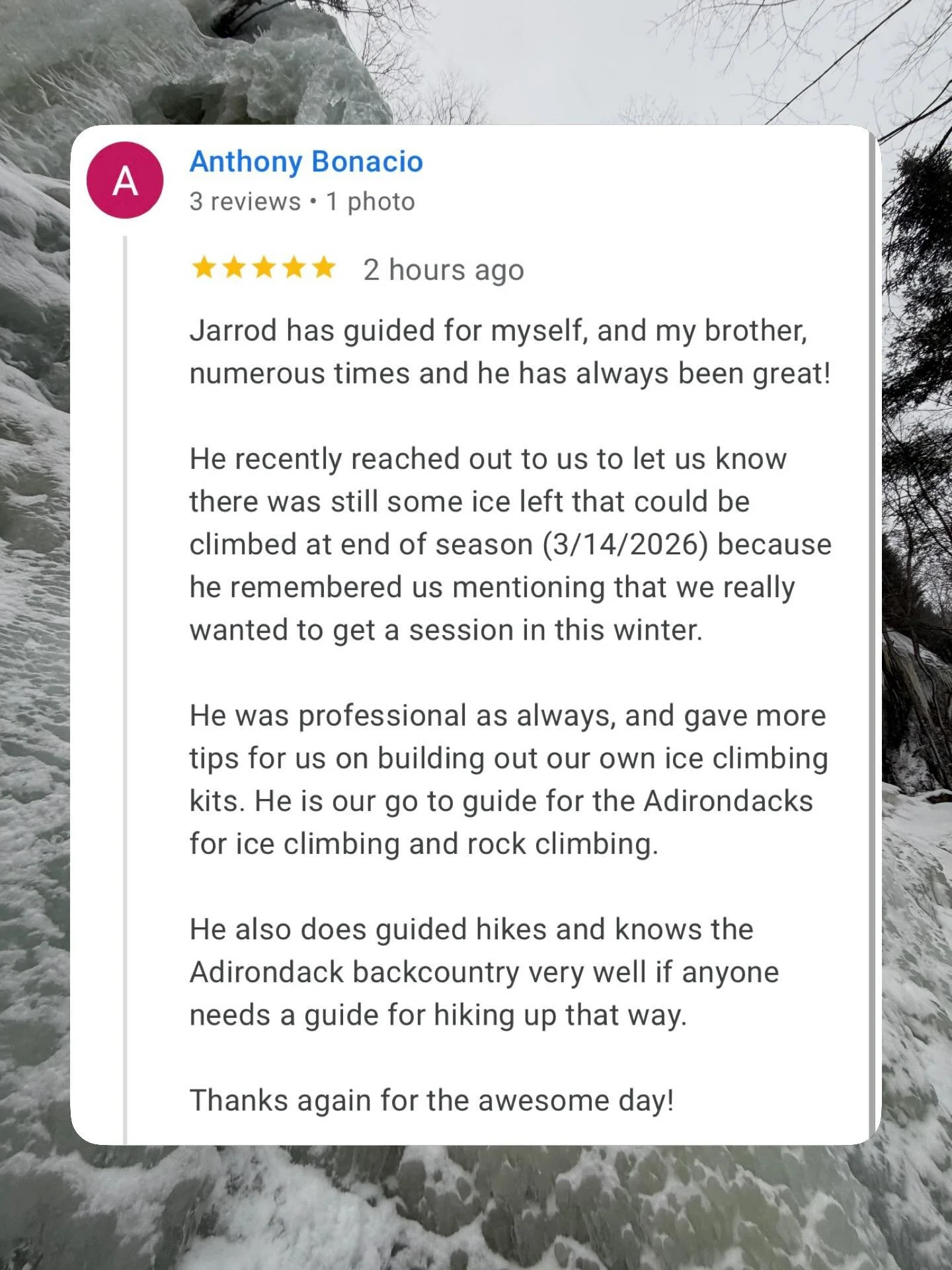 😊 Thanks so much for the kind words, @anthony_bonacio. Adventuring with you and @bonacio_th is always a blast!