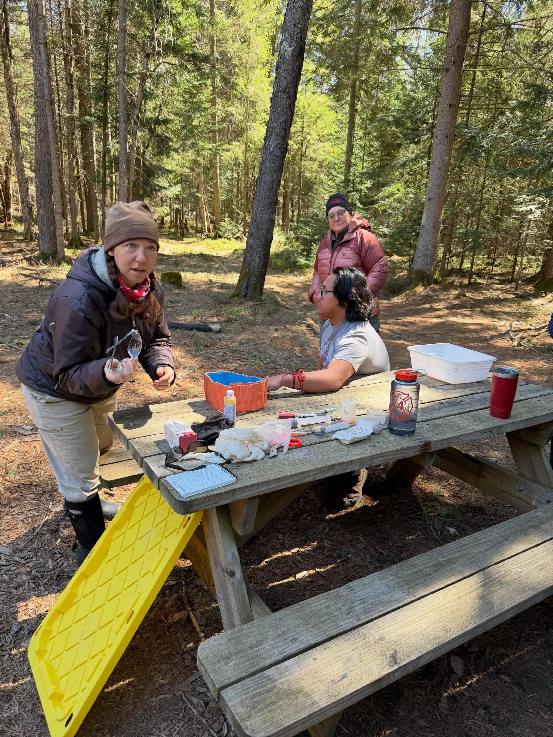 Had a blast re-upping my Wilderness First Responder certification this week! There are a lot of things that can go wrong in the backcountry &mdash; this training helps us to be ready to help you. Big thanks to our awesome instructors from @wildmed an