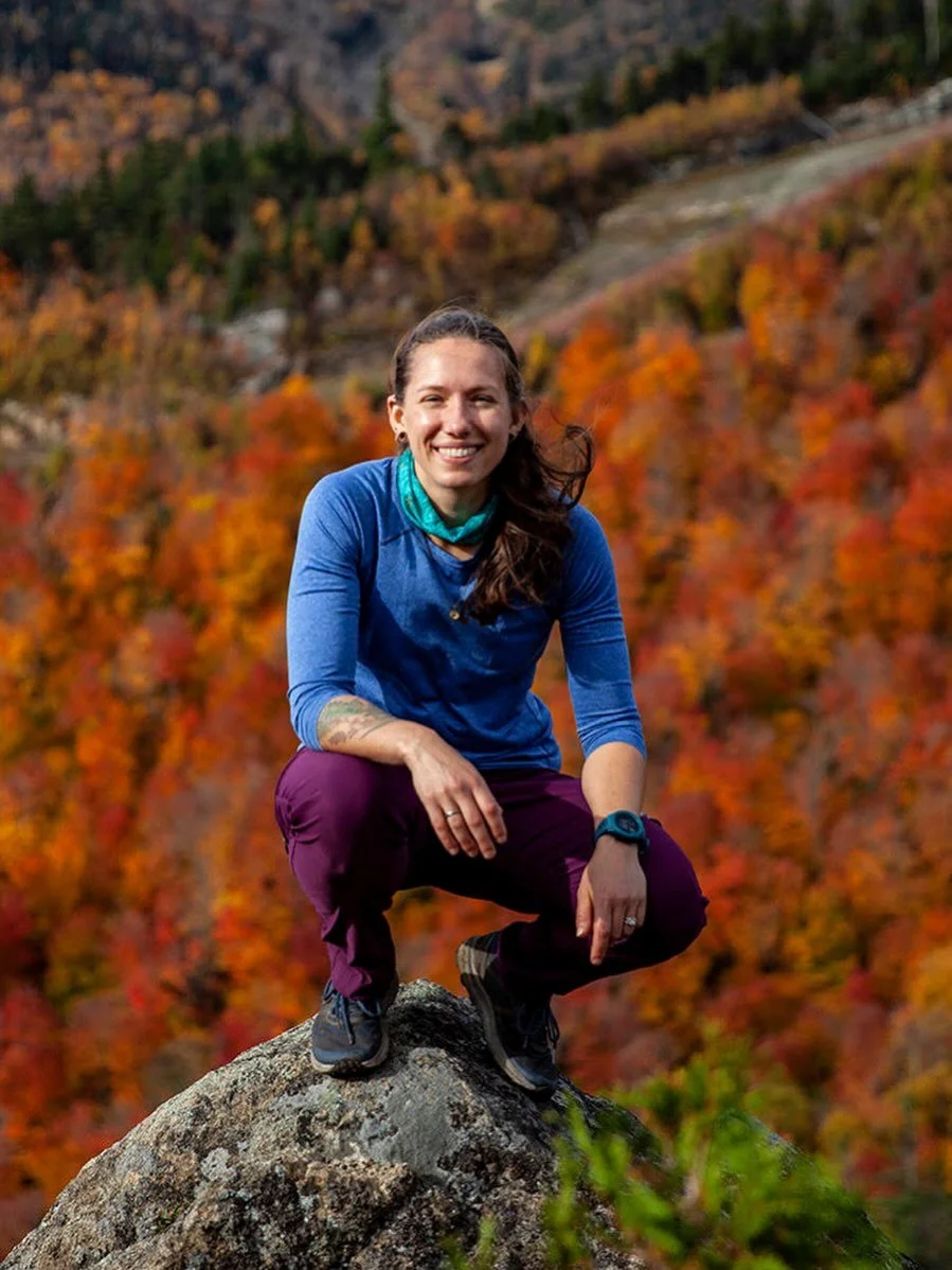 Exciting news! We are thrilled to welcome Katie Rhodes (@rhodes_and_trails) to our guiding team! Katie brings her extensive experience guiding in the high peaks, as well as expertise as a professional ecologist and competitive trail runner. We couldn