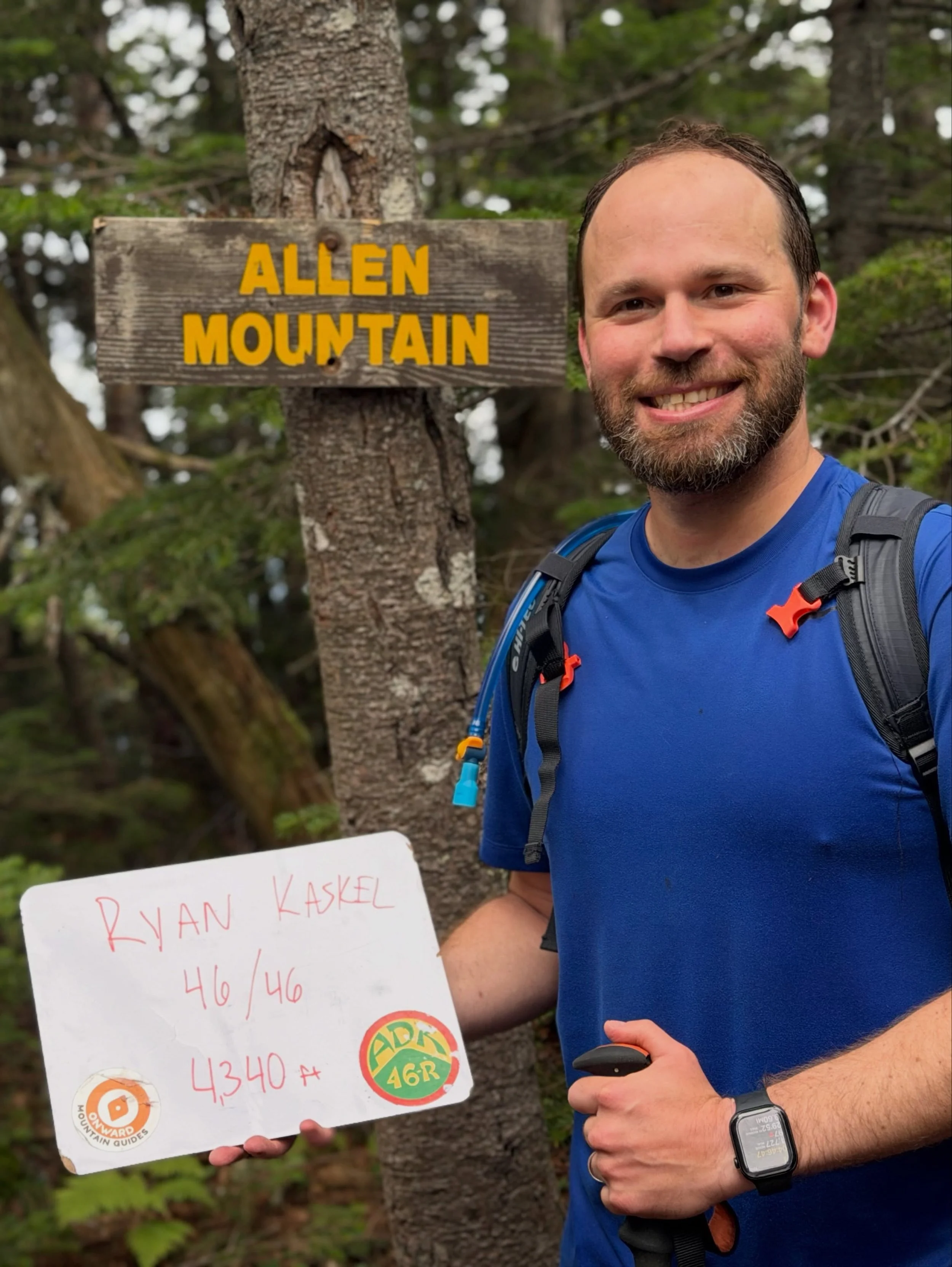 He did it! 32 years in the making, Ryan&rsquo;s the latest to have successfully summited all 46 of the Adirondack high peaks. It&rsquo;s a massive accomplishment, which he capped off by flying here from his home in London to finally finish the challe