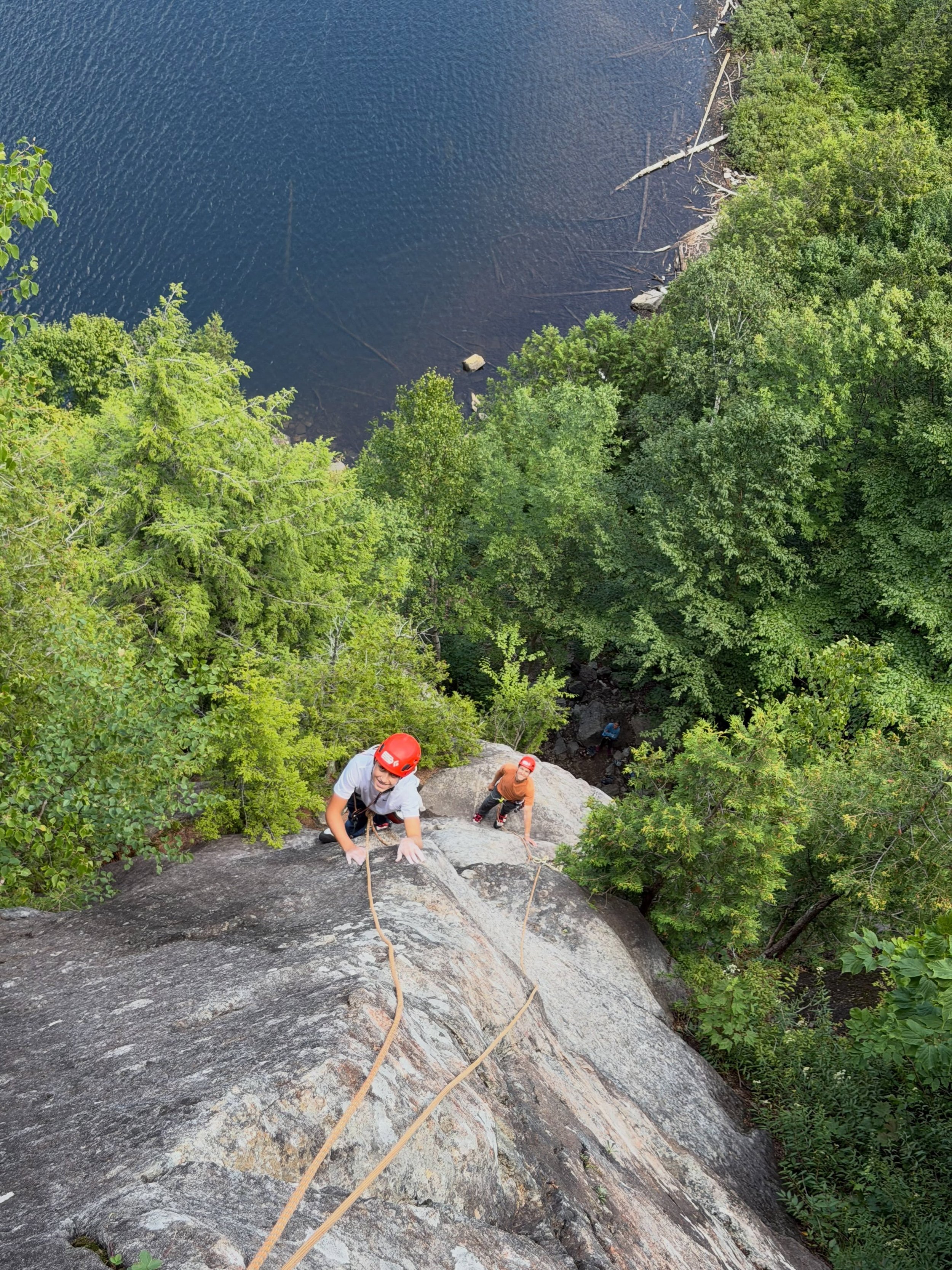 Tilman&rsquo;s Arete today with the Kaye family! We got to build upon the skills they learned last summer and deploy them into a real multipitch! And trying all the variations that Tilman&rsquo;s offers. Great day out that dried up nicely!