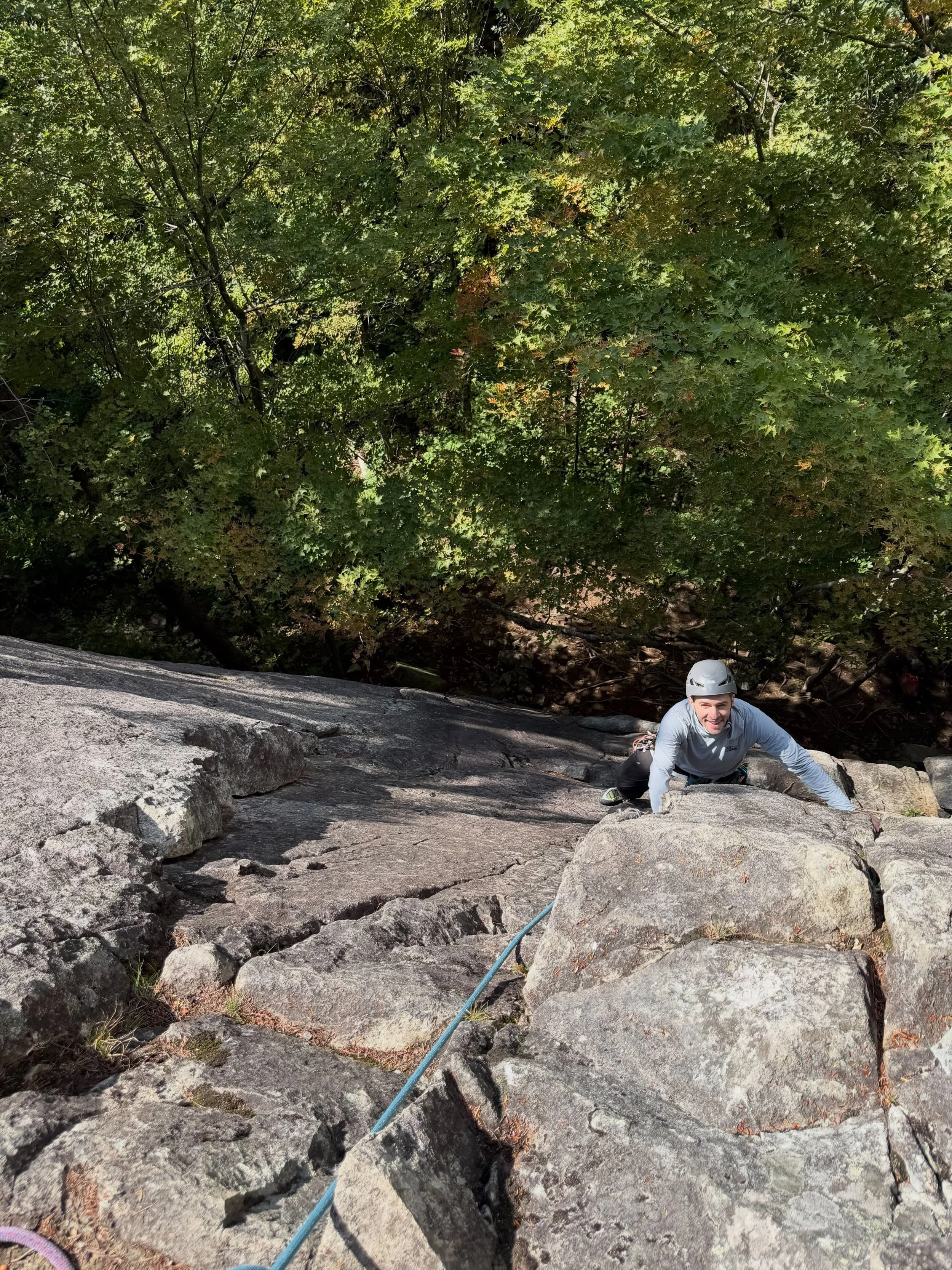A glorious day to get in the pitches! We worked with Vincent today to build a strong foundation of trad climbing skills in placing gear, building strong anchors, and then putting it all together in a multipitch setting. 

Jewels &amp; Gems made for a