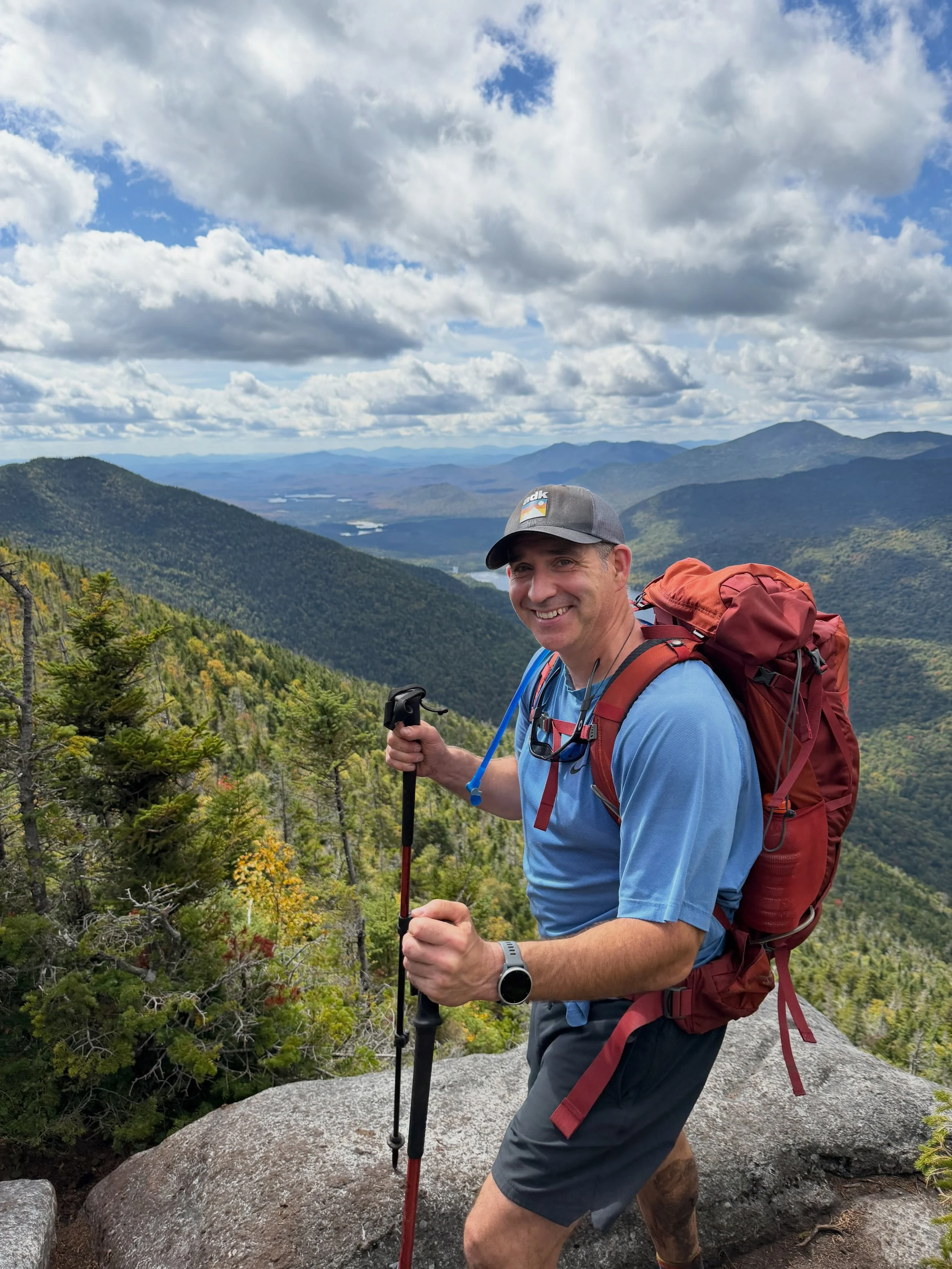 A big ol&rsquo; high five 🙌 to Eric who reached the halfway mark on his #46er journey by summiting Colvin and Blake on Friday. C&amp;B had been our Plan B peaks for a few trips, so it felt great to finally get them checked off. Over the hump, and lo
