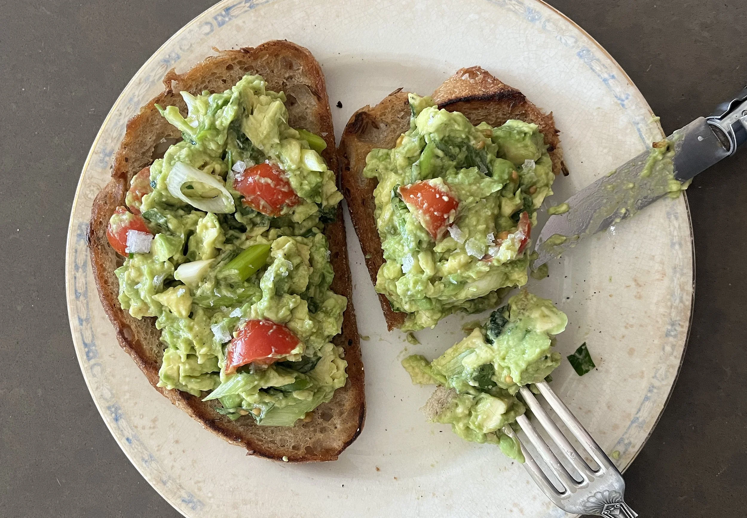 Avocado Salad Tartine