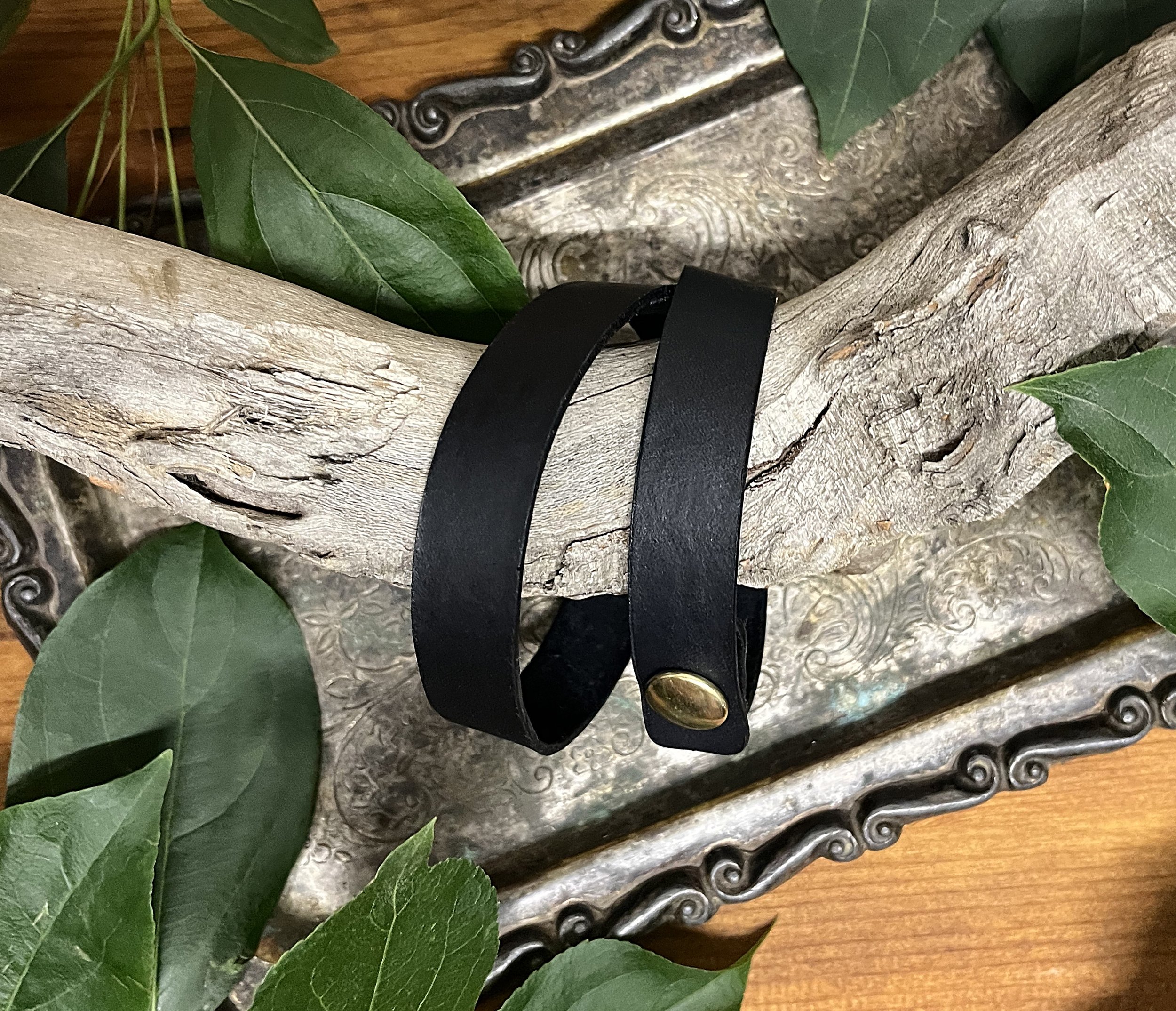 Leather Wrap Bracelet - Dressage