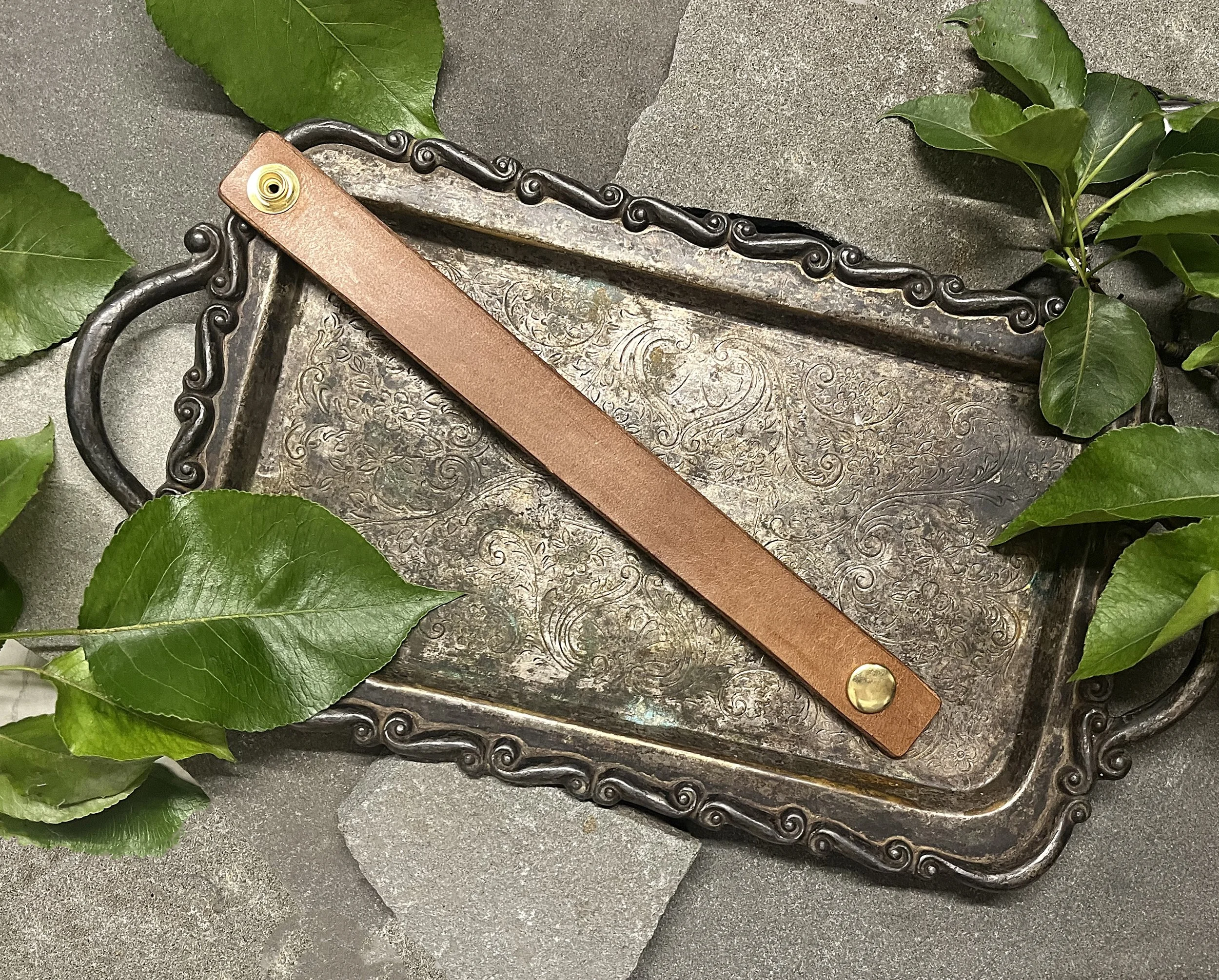 Leather Wrist Strap - Brown
