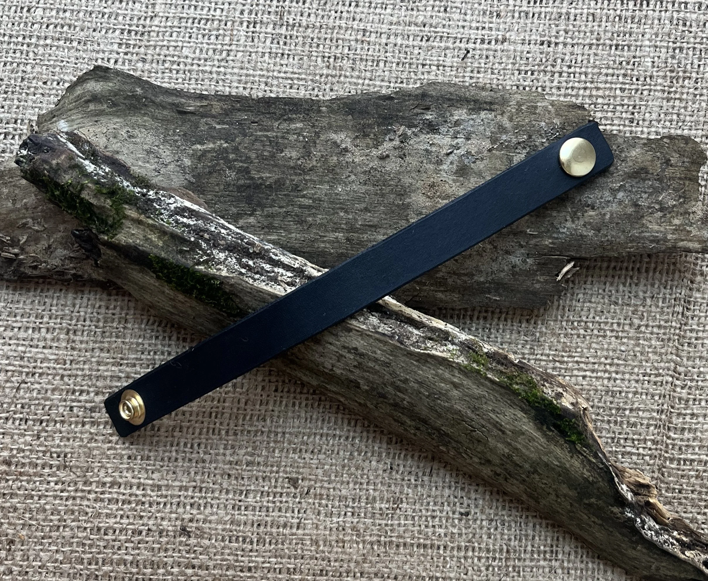 Leather Snap Bracelet - Dressage