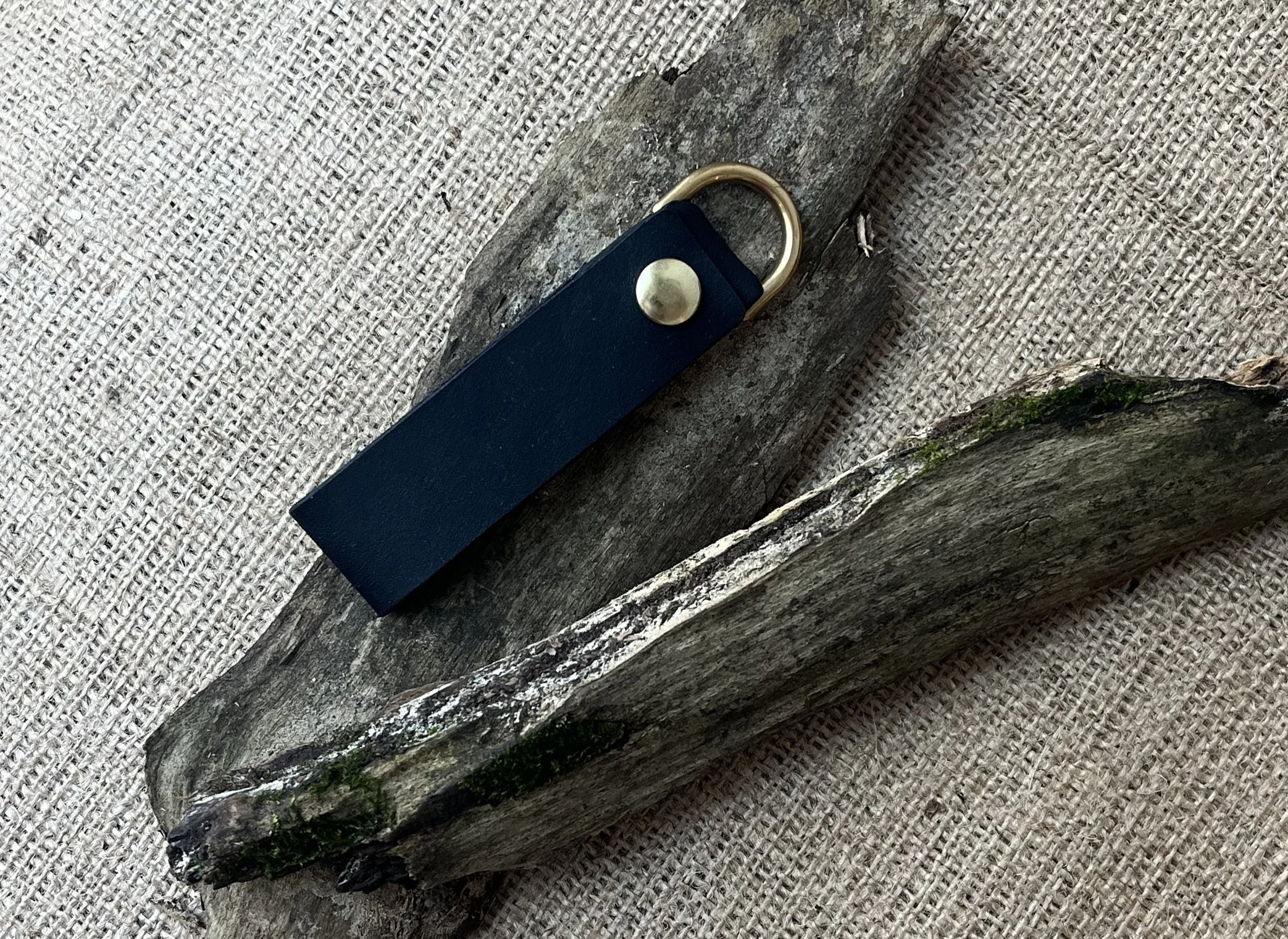 Leather Snap Key Fob - Dressage
