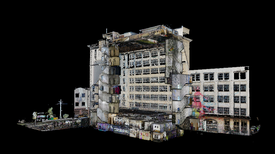 Point Cloud of Commercial Office Building