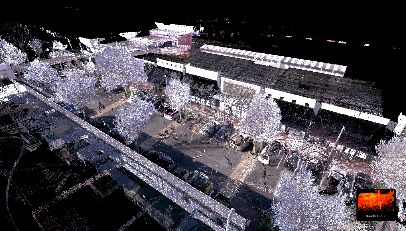 Point Cloud of Retail Shopping Centre