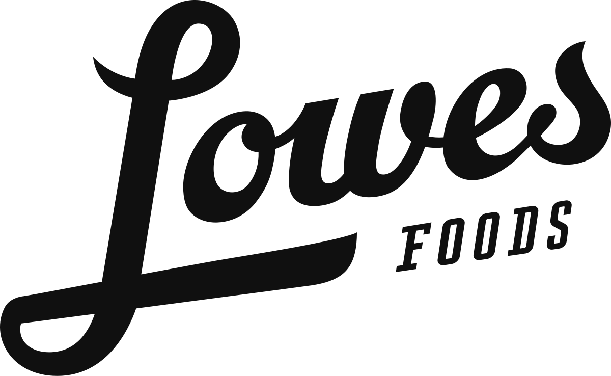 Loves Foods logo in black with cursive and block font