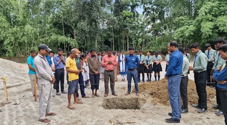 Inicio de obra en la Escuela Irvine